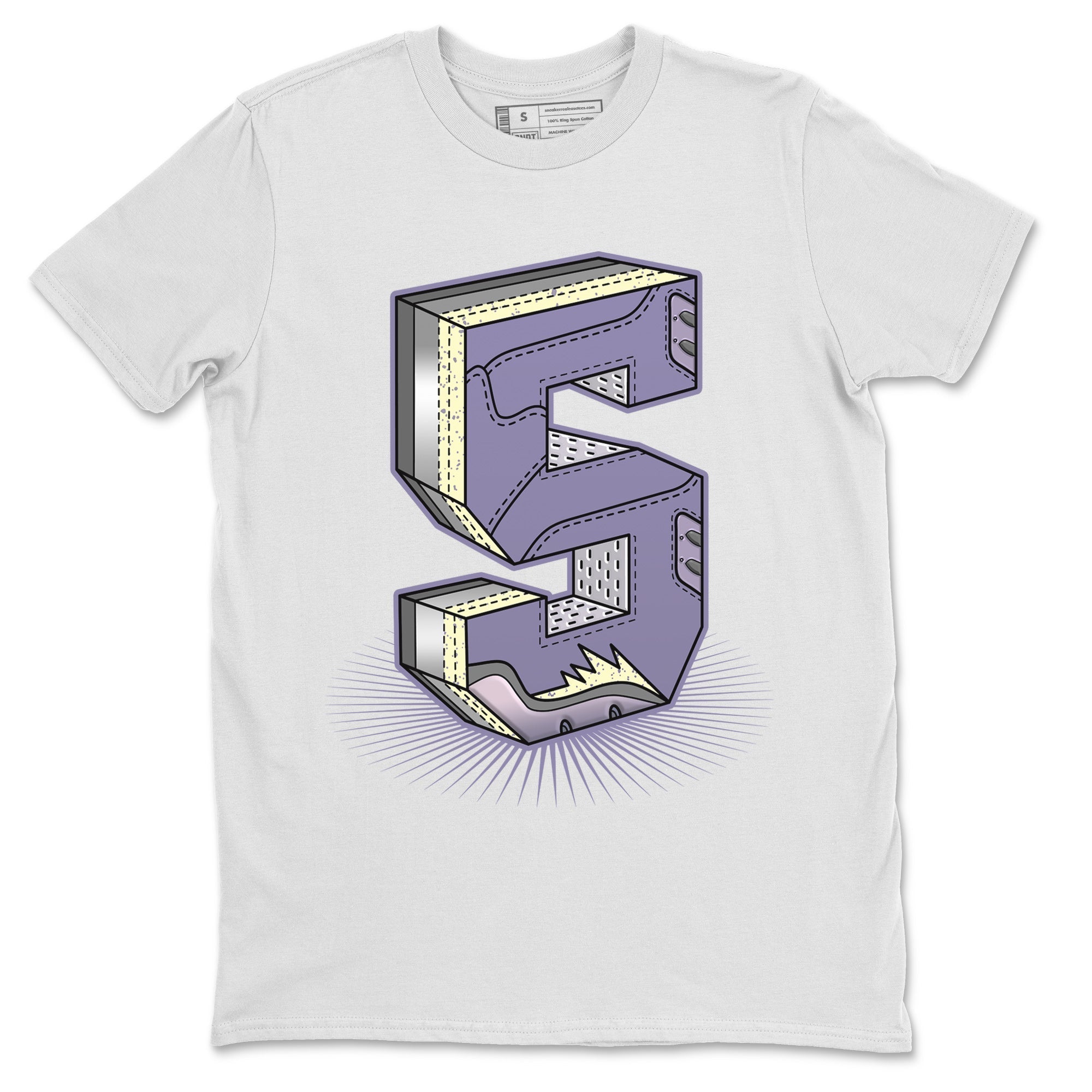 Number Statue Unisex Tops - Air Jordan 5 Indigo Haze