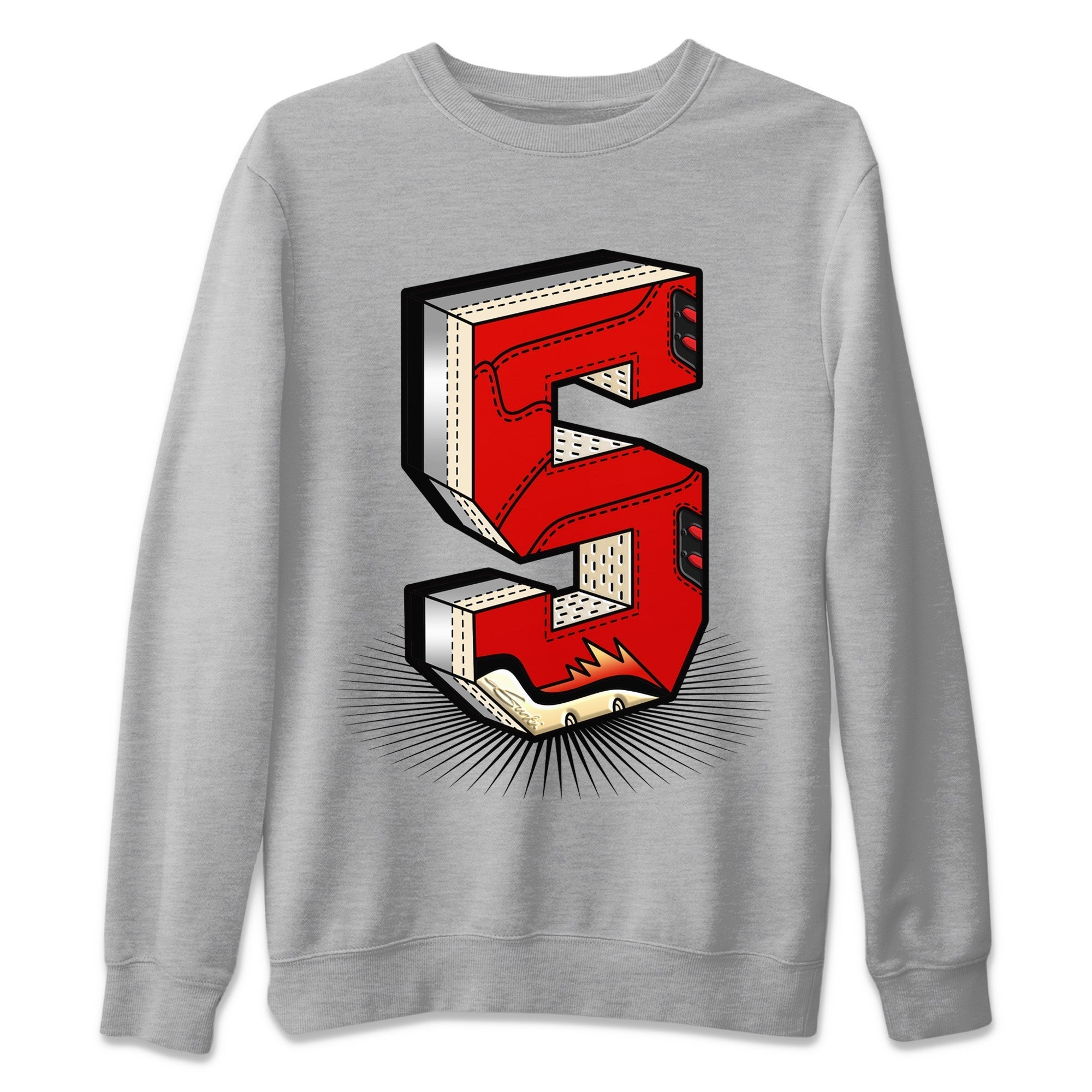 Number Statue Unisex Tops - Air Jordan 5 Mars For Her