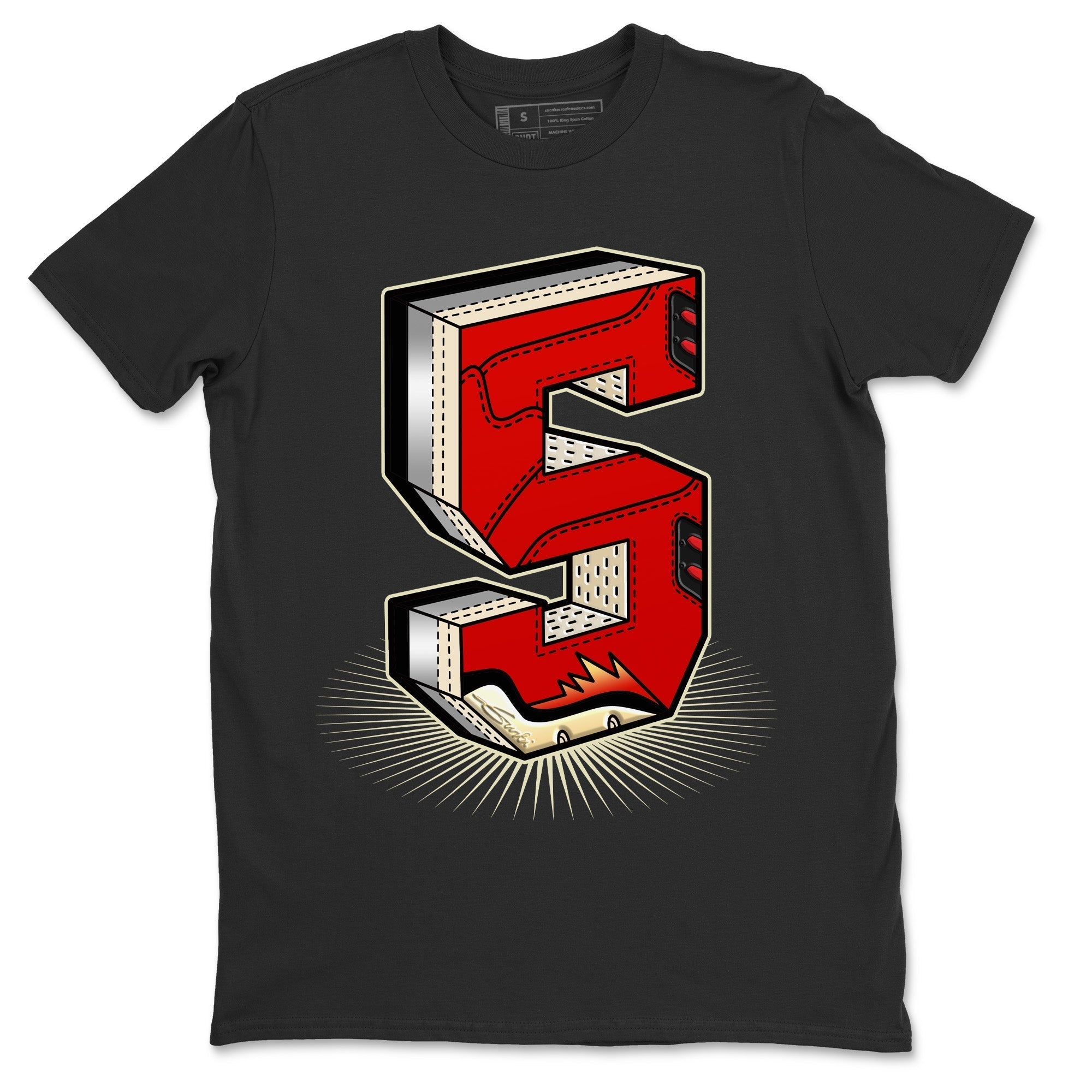 Number Statue Unisex Tops - Air Jordan 5 Mars For Her
