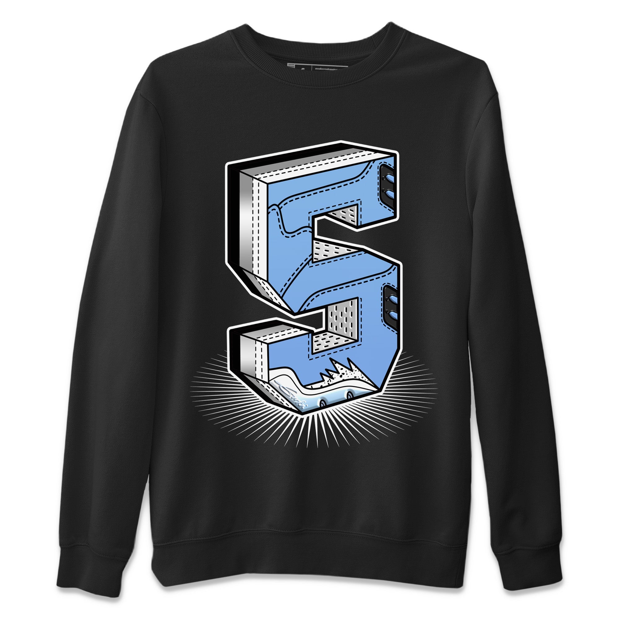 Number Statue Unisex Tops - Air Jordan 5 UNC