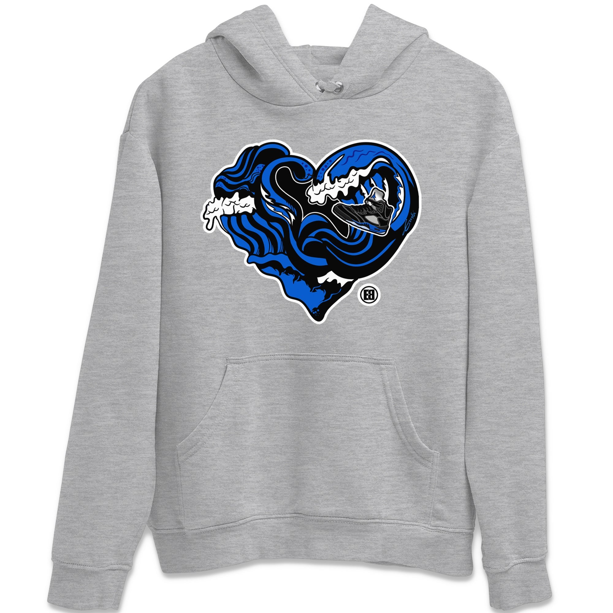 Ocean Love Unisex Tops - Air Jordan 5 Racer Blue