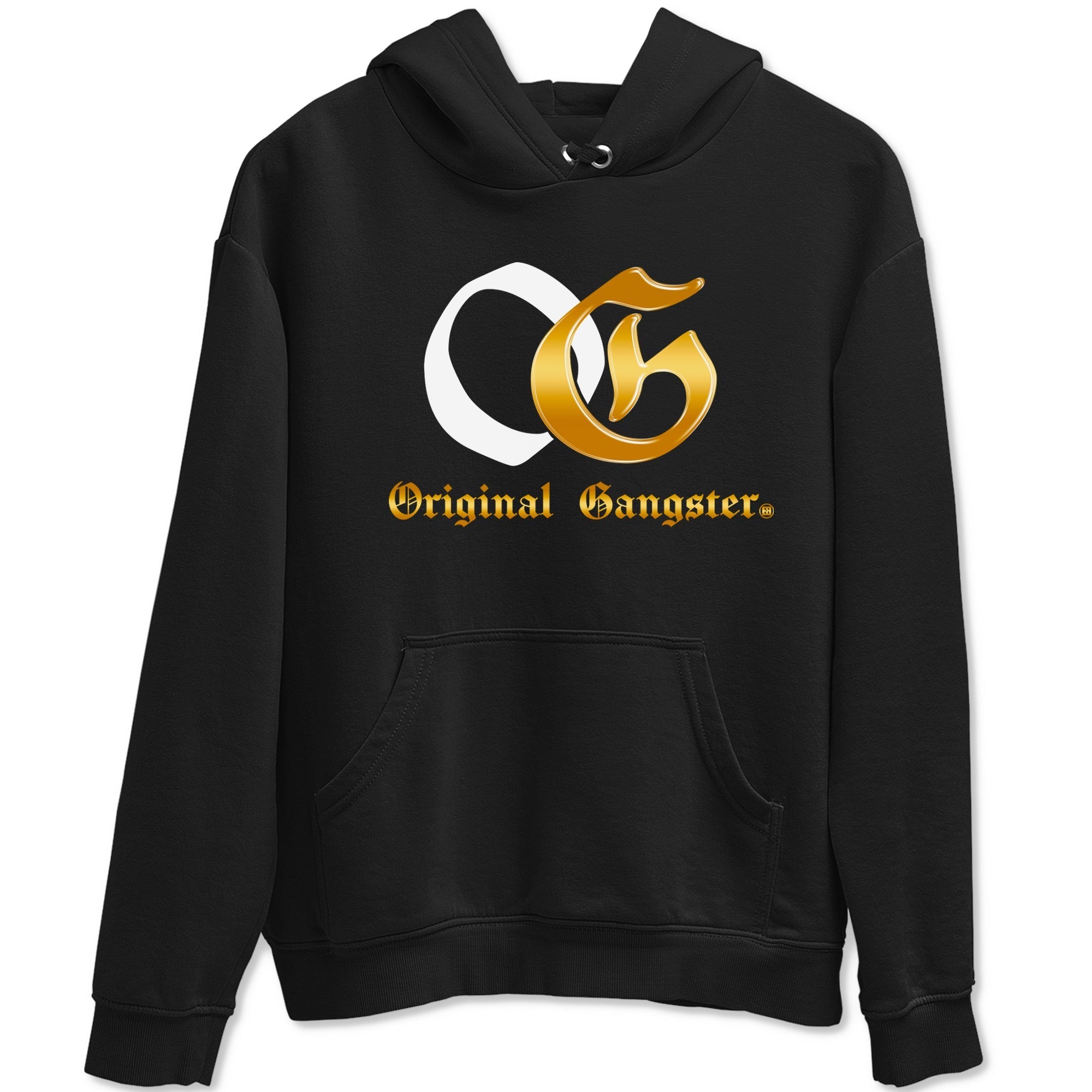 OG Original Gangster snkmatch Tees - Air Jordan 1 Black Black Metallic Gold
