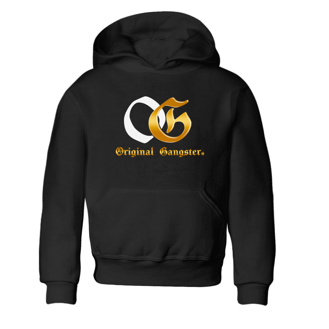 OG Original Gangster snkmatch Tees Kids - Air Jordan 1 Black Black Metallic Gold