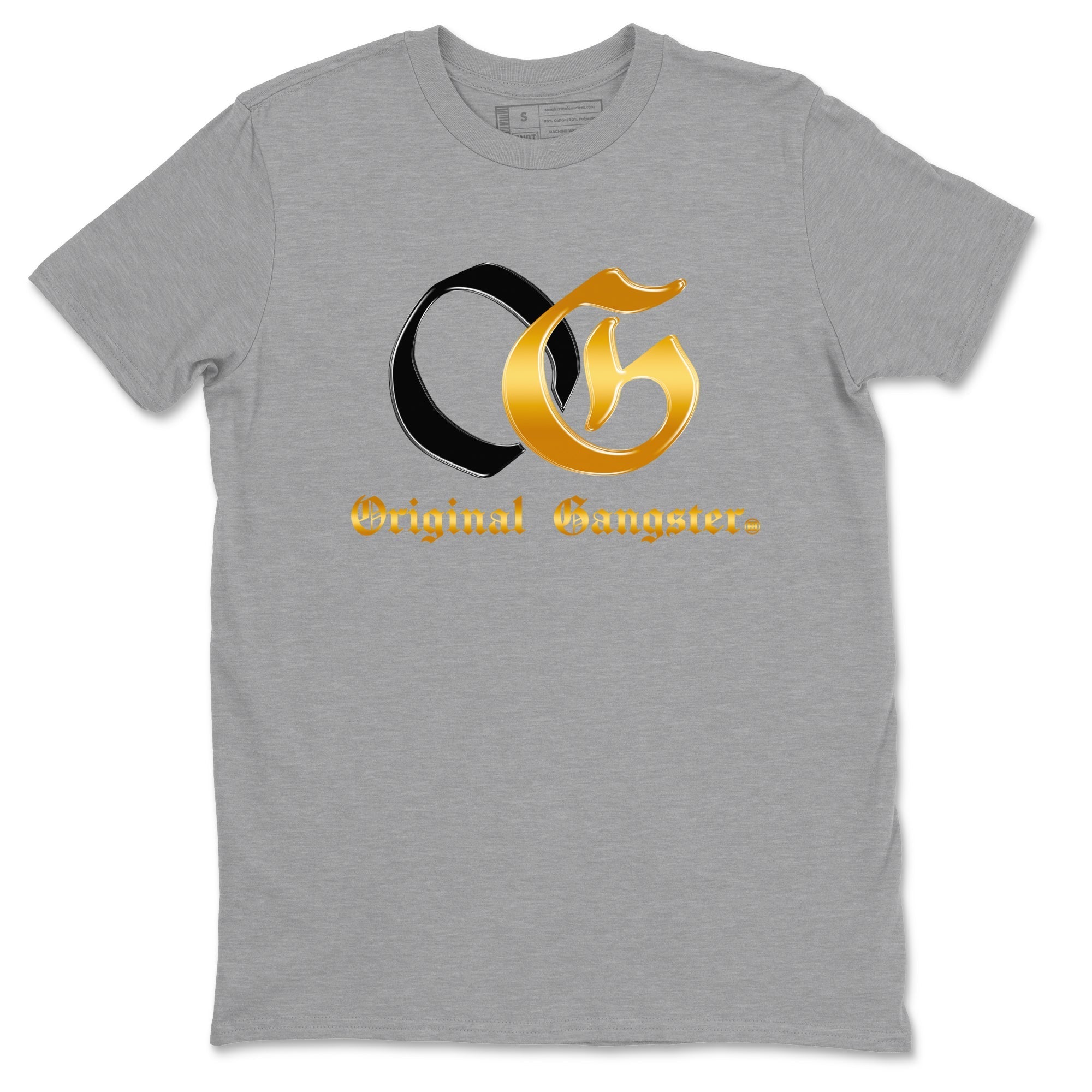 OG Original Gangster snkmatch Tees - Air Jordan 1 Black Black Metallic Gold