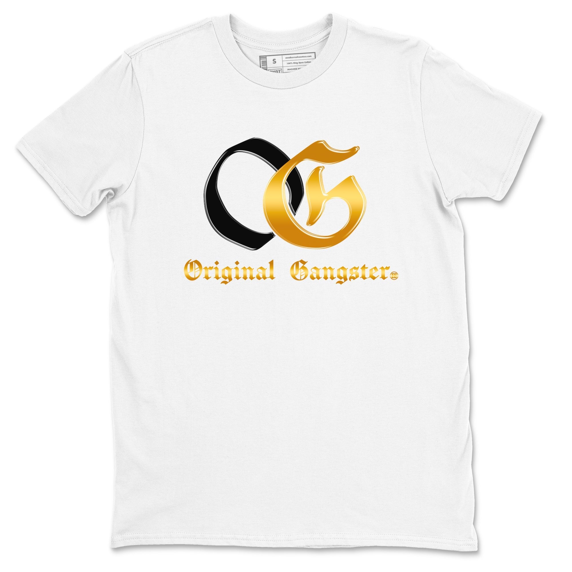 OG Original Gangster snkmatch Tees - Air Jordan 1 Black Black Metallic Gold