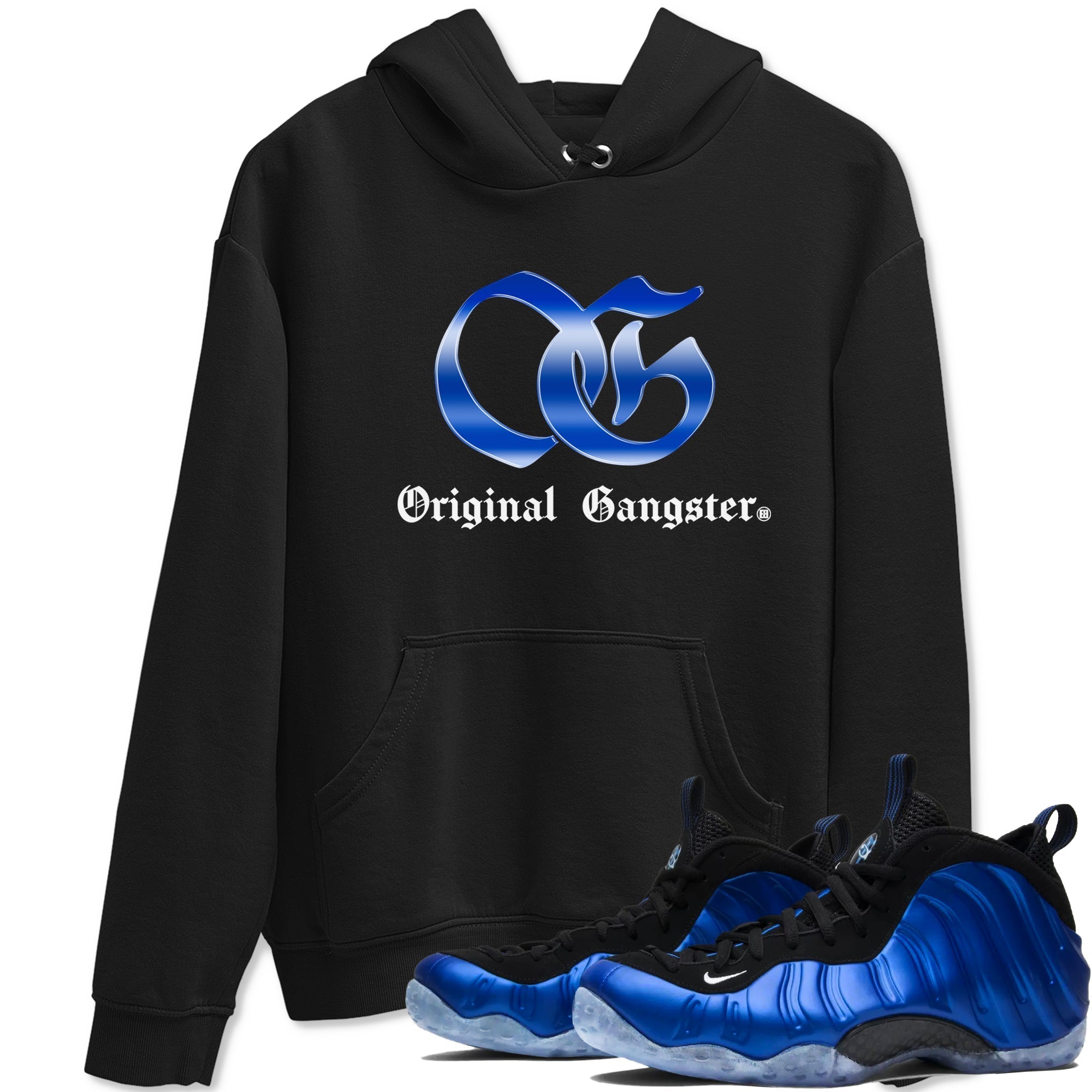OG Gangster snkmatch Tees - Air Foamposite One Royal