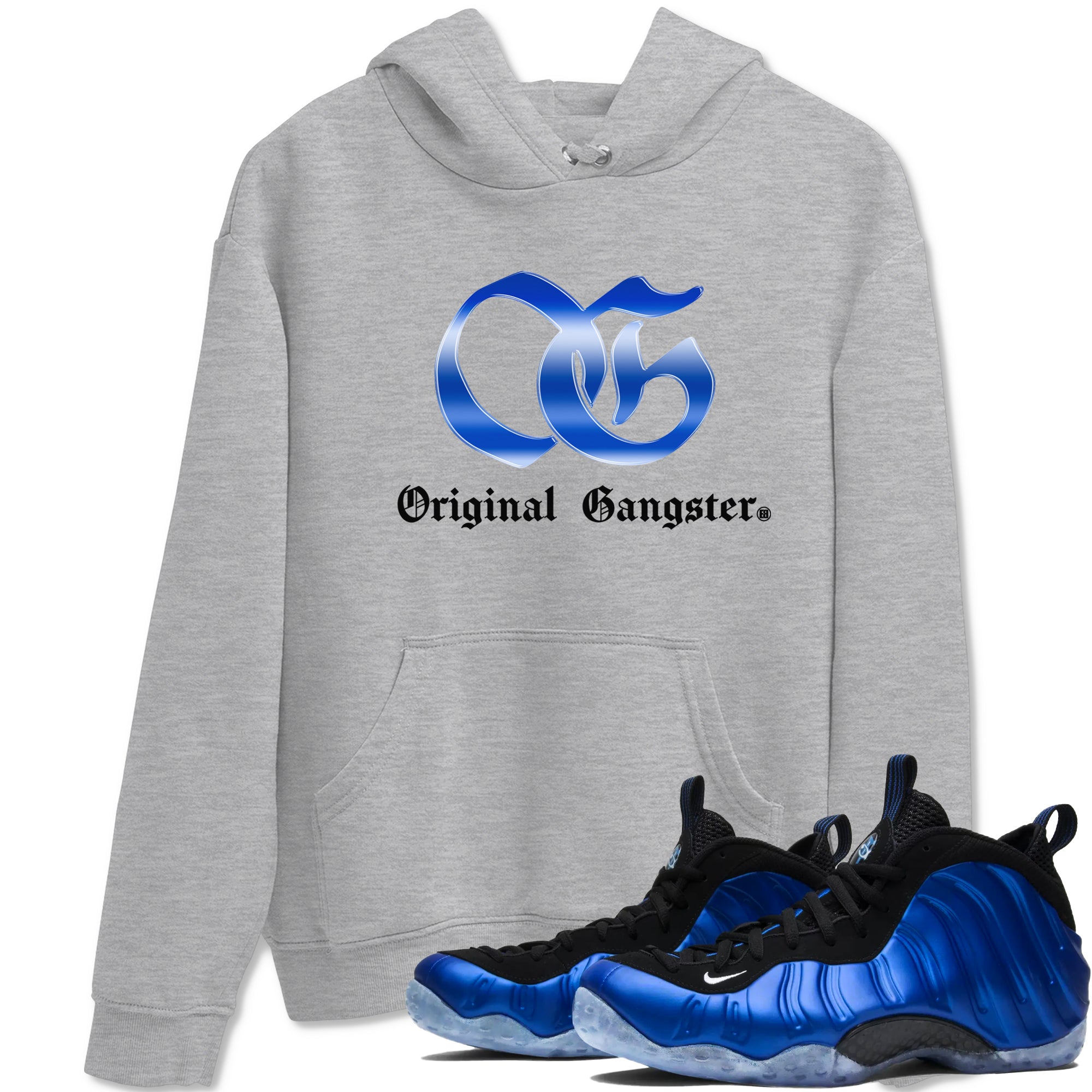 OG Gangster snkmatch Tees - Air Foamposite One Royal