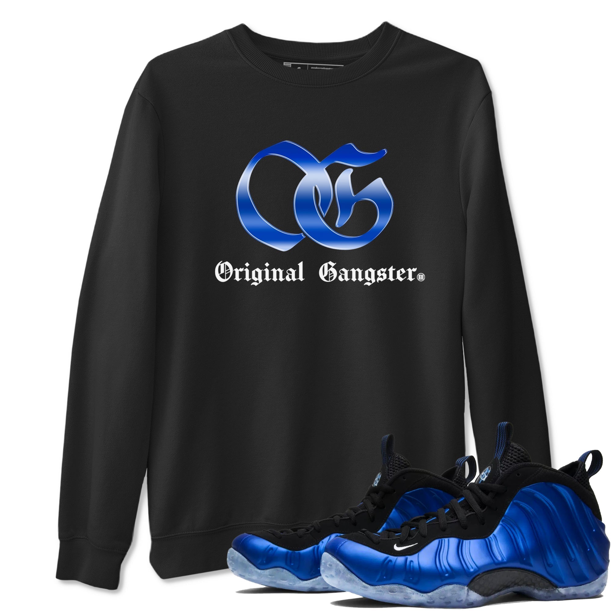 OG Gangster snkmatch Tees - Air Foamposite One Royal