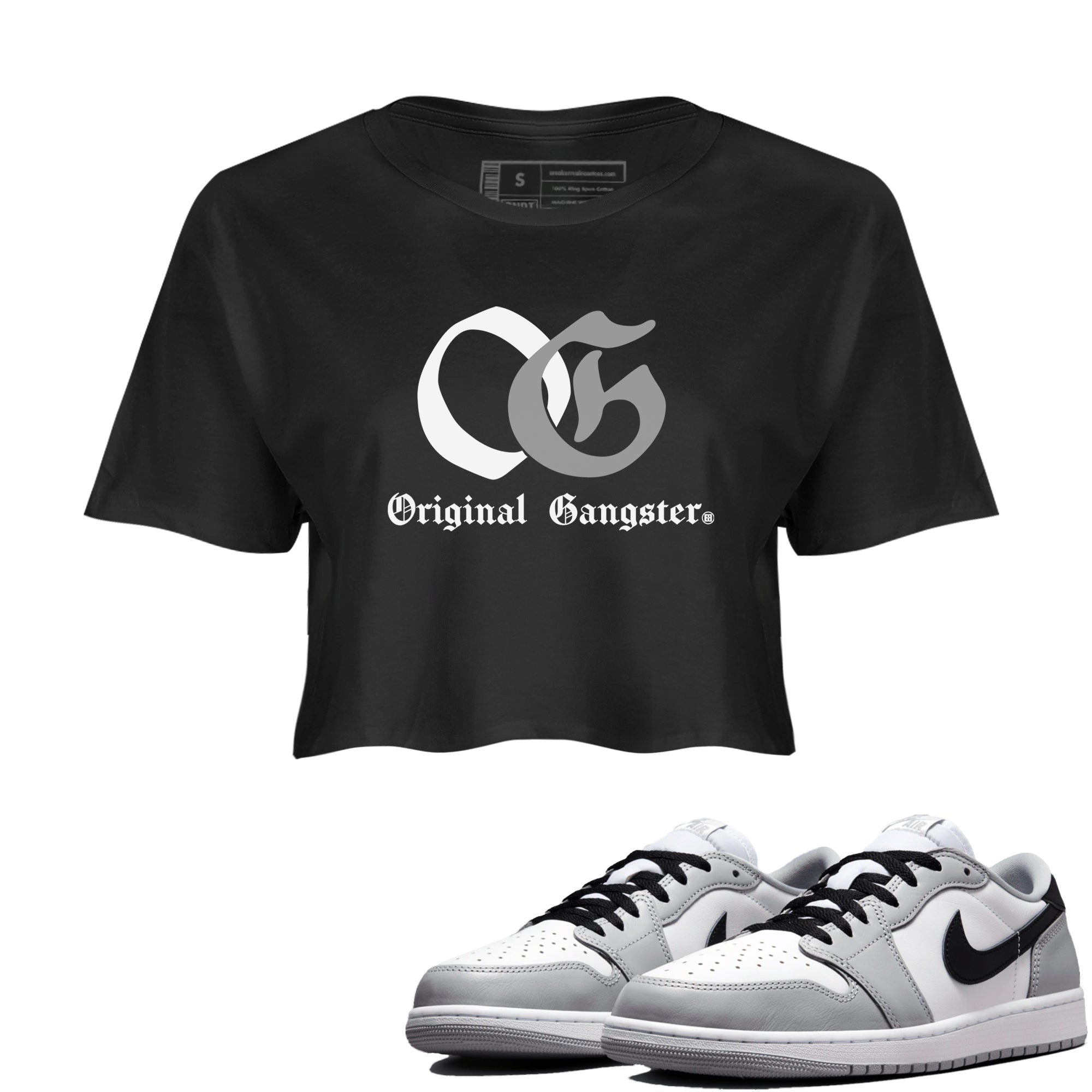 OG Original Gangster snkmatch Women's Top - Air Jordan 1 Wolf Grey
