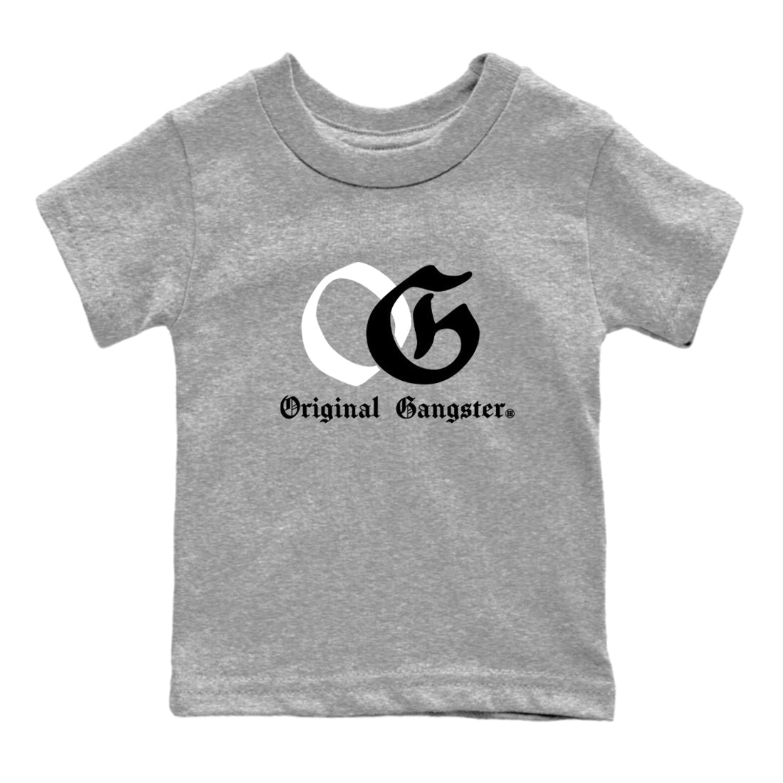 OG Original Gangster snkmatch Tees Kids - Air Jordan 1 Wolf Grey