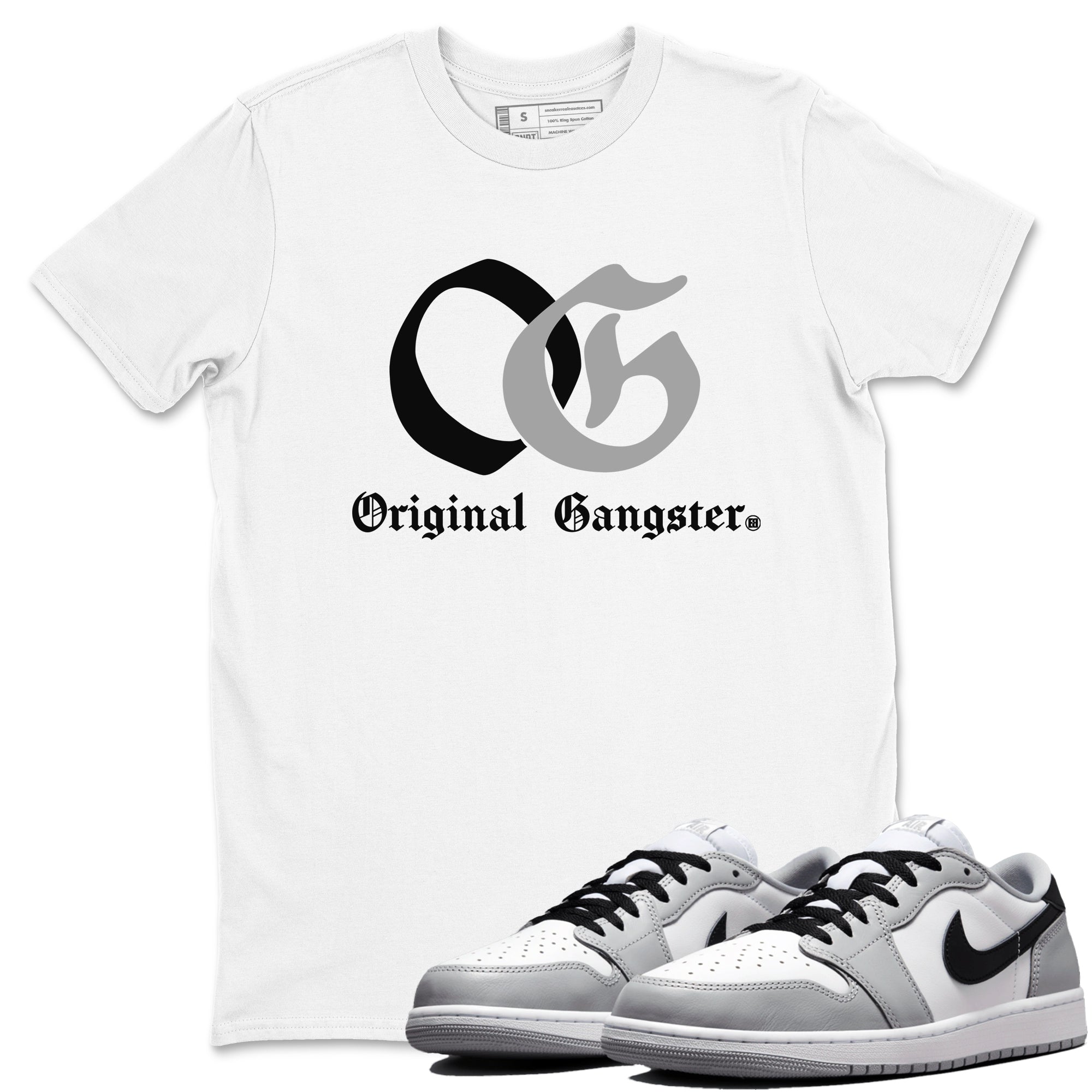 OG Original Gangster snkmatch Tees - Air Jordan 1 Wolf Grey