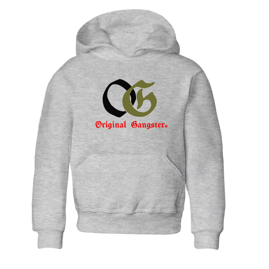 OG Original Gangster snkmatch Tees Kids - Air Jordan 1 Travis Scott Medium Olive