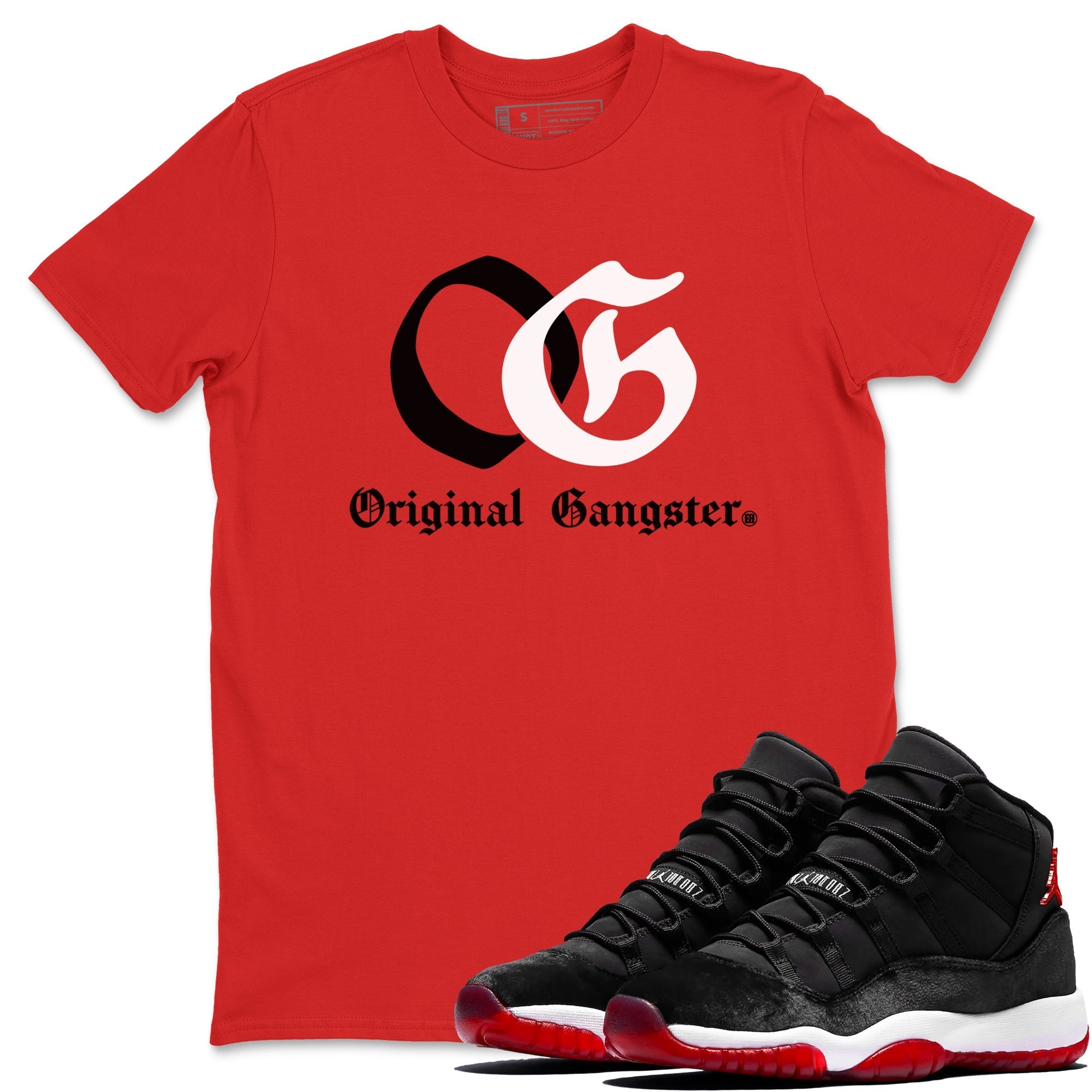 OG Original Gangster snkmatch Tees - Air Jordan 11 Bred Velvet