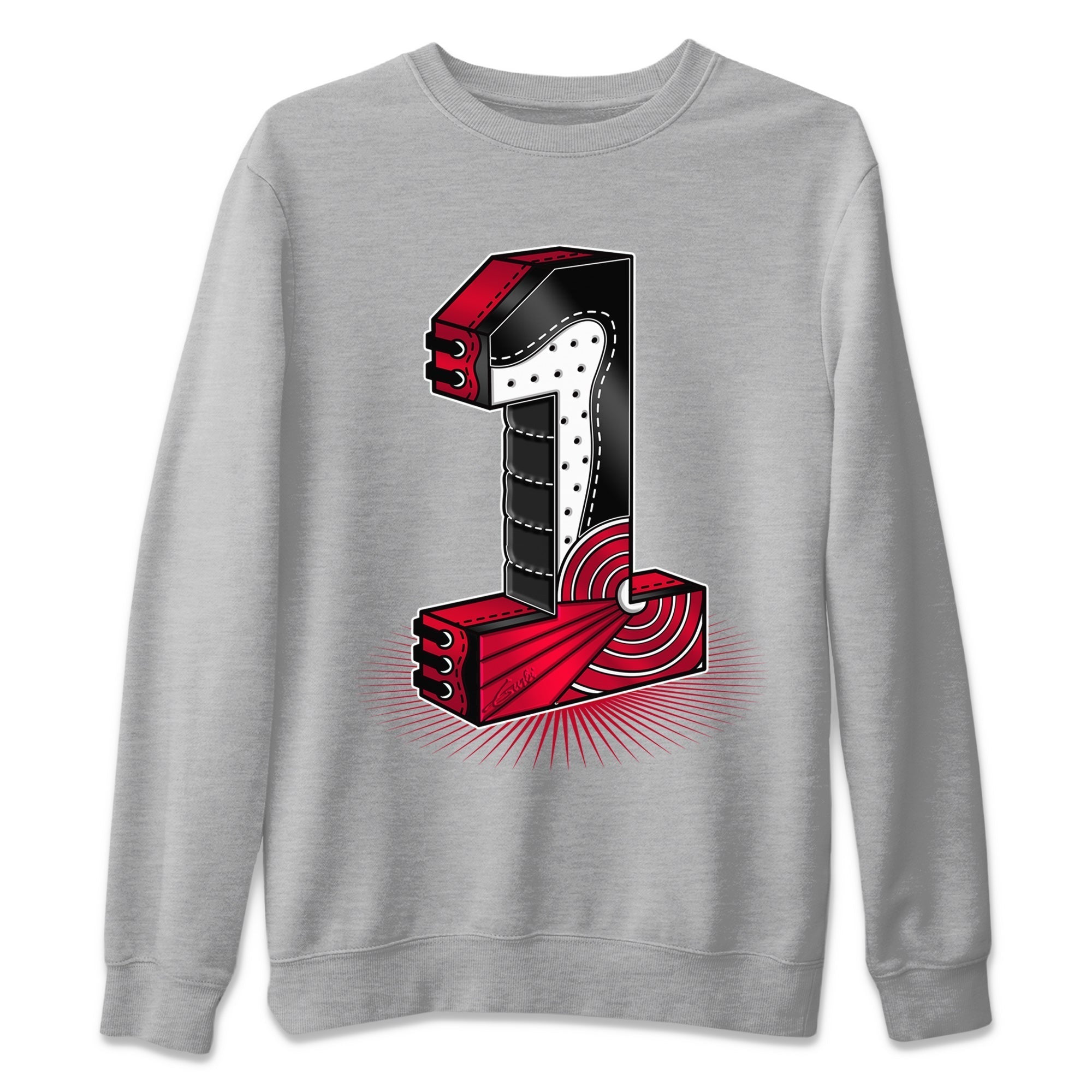 One Statue Unisex Tops - Air Jordan 1 Bred Patent