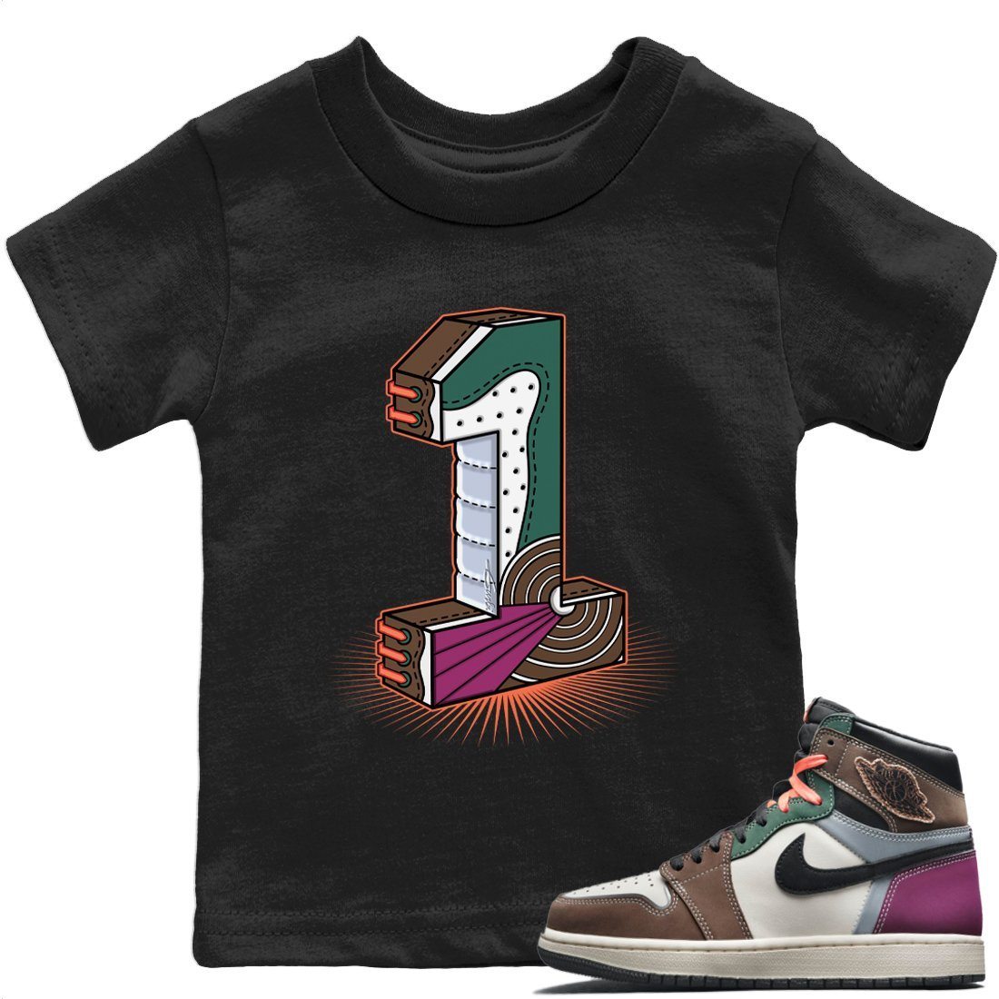 One Statue Kids Tops - Air Jordan 1 Hand Crafted