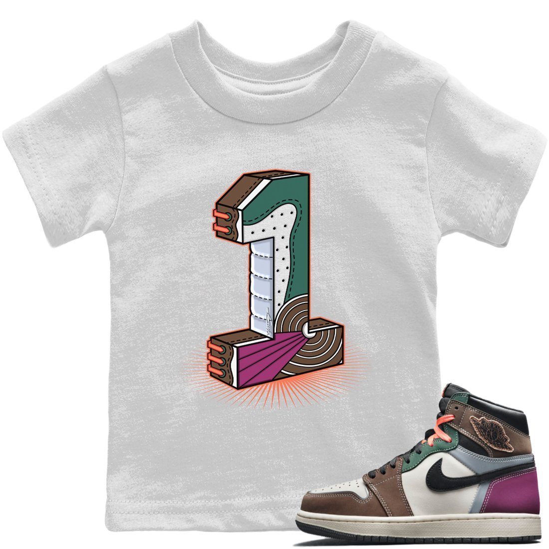 One Statue Kids Tops - Air Jordan 1 Hand Crafted