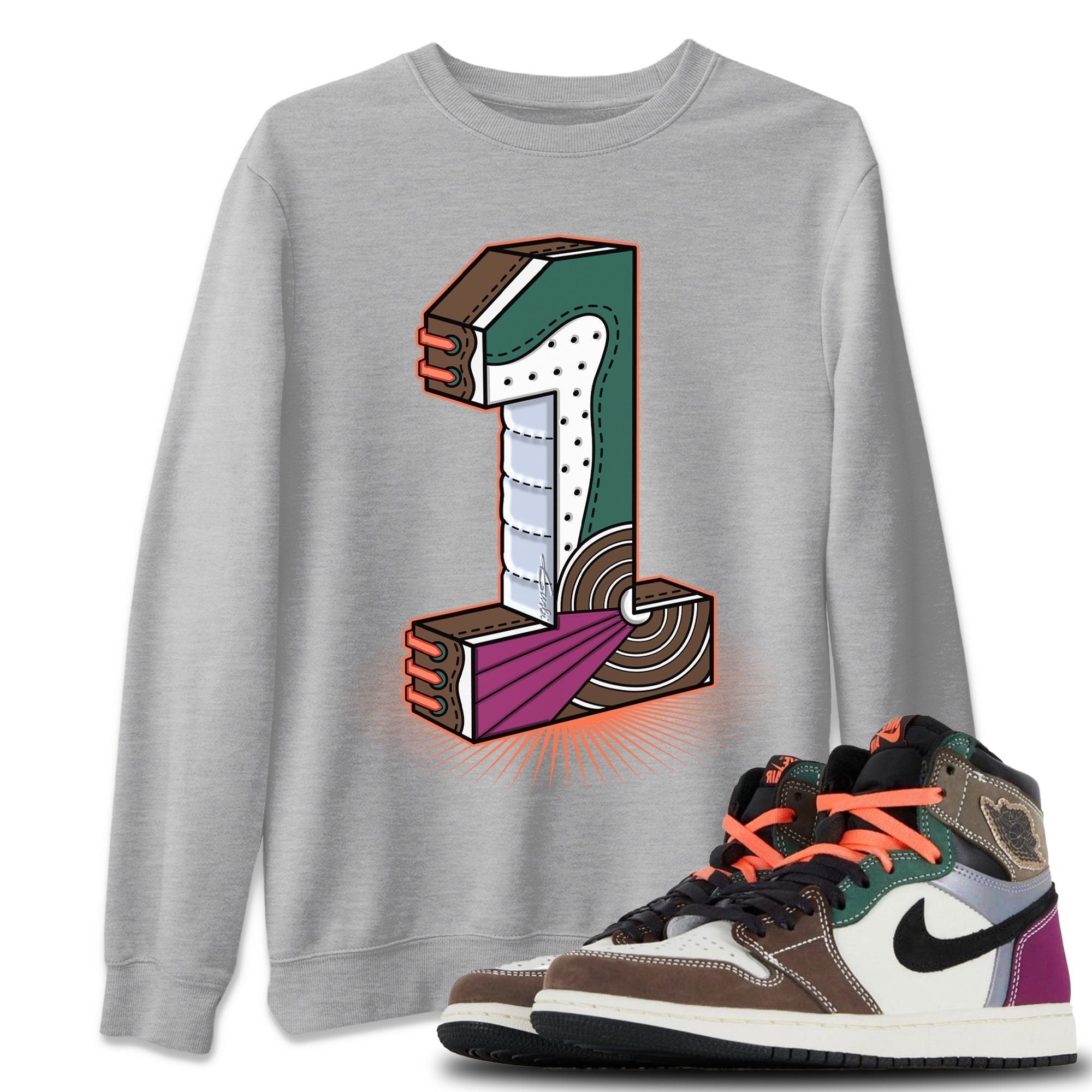 One Statue Unisex Tops - Air Jordan 1 Hand Crafted