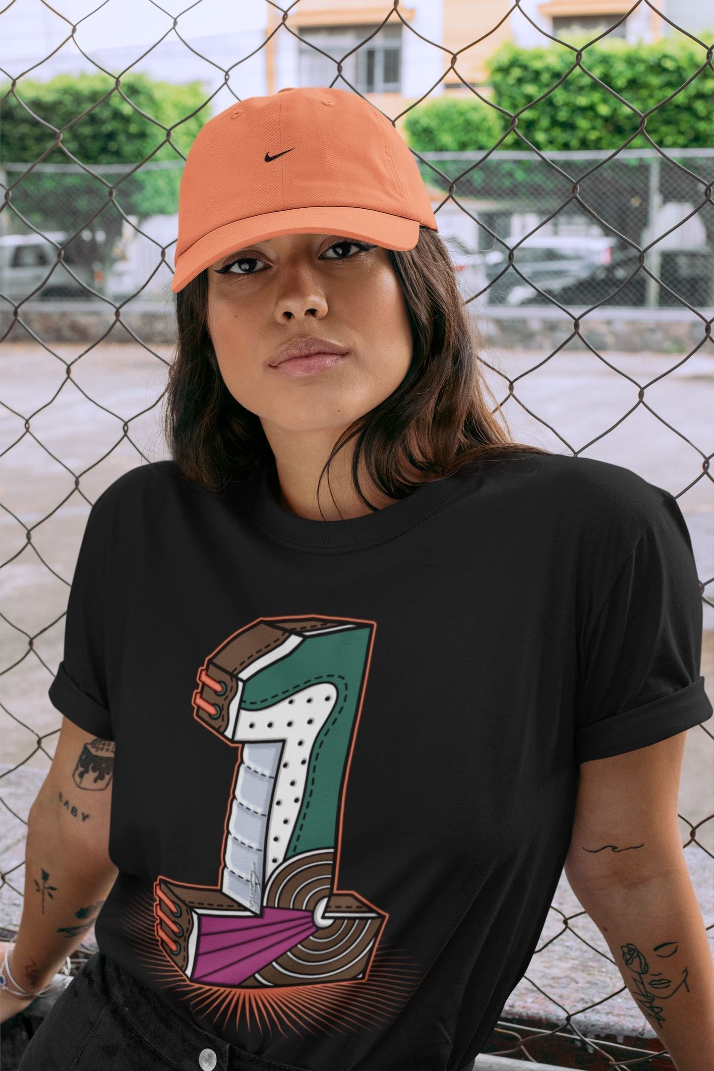 One Statue Unisex Tops - Air Jordan 1 Hand Crafted