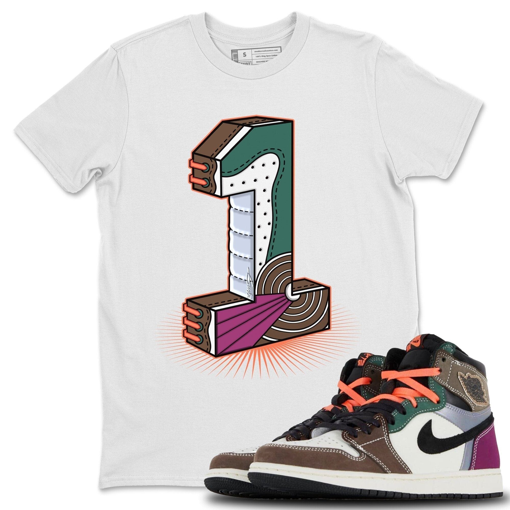One Statue Unisex Tops - Air Jordan 1 Hand Crafted