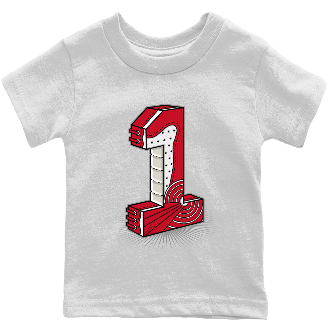 One Statue Kids Tops - Air Jordan 1 Newstalgia