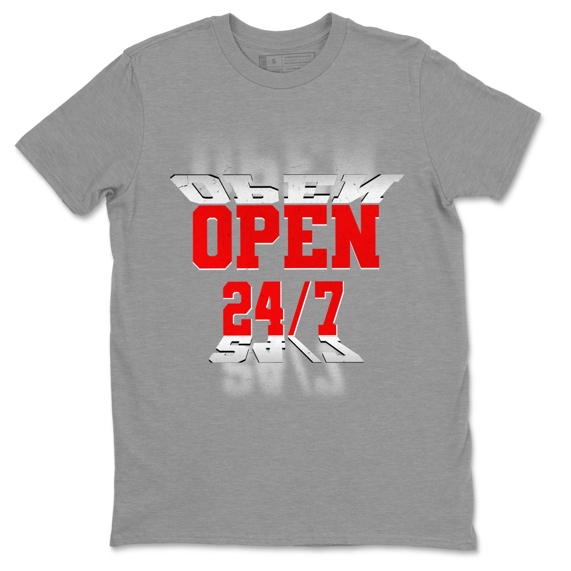 Open 24 7 snkmatch Tee - Air Jordan 1 University Red