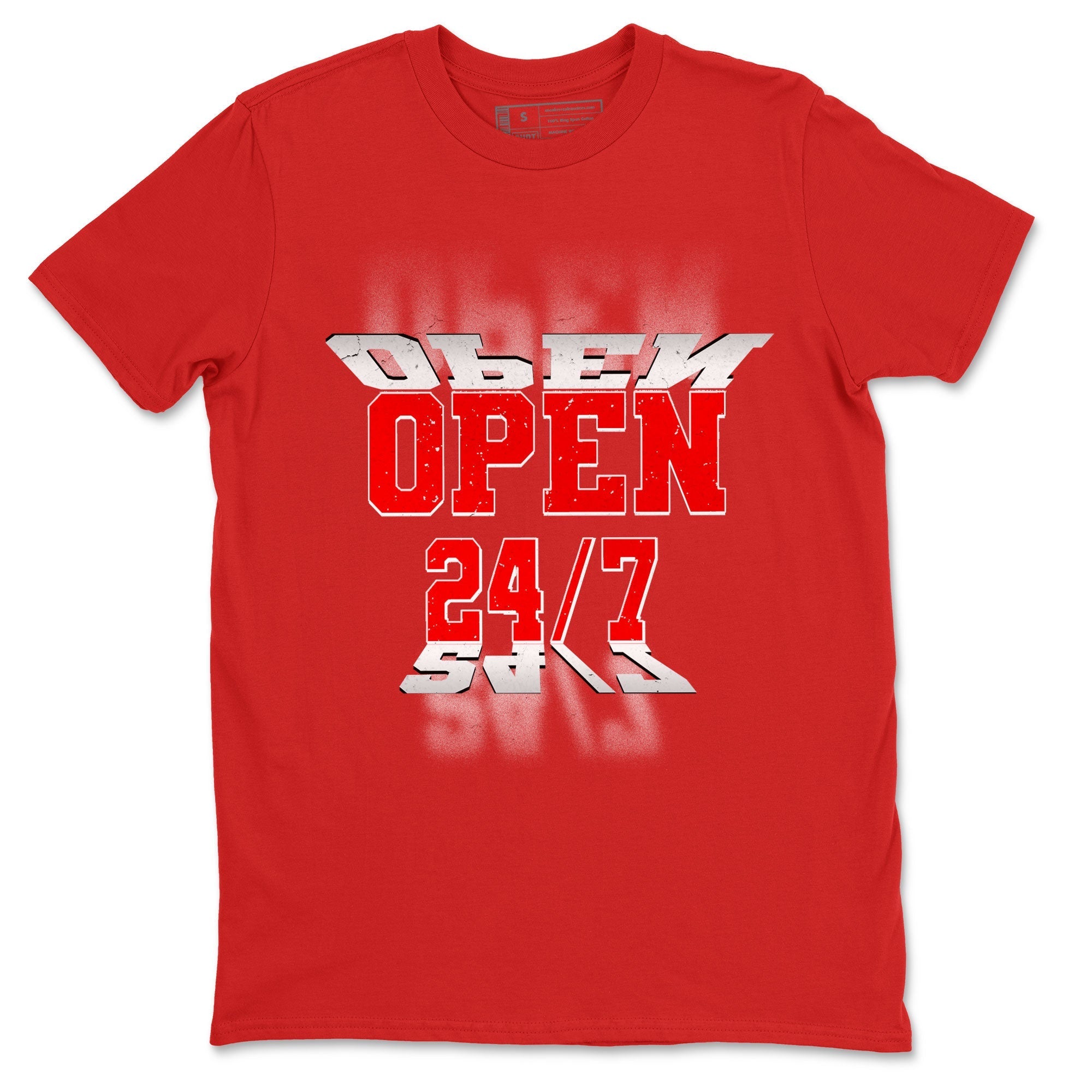 Open 24 7 snkmatch Tee - Air Jordan 1 University Red
