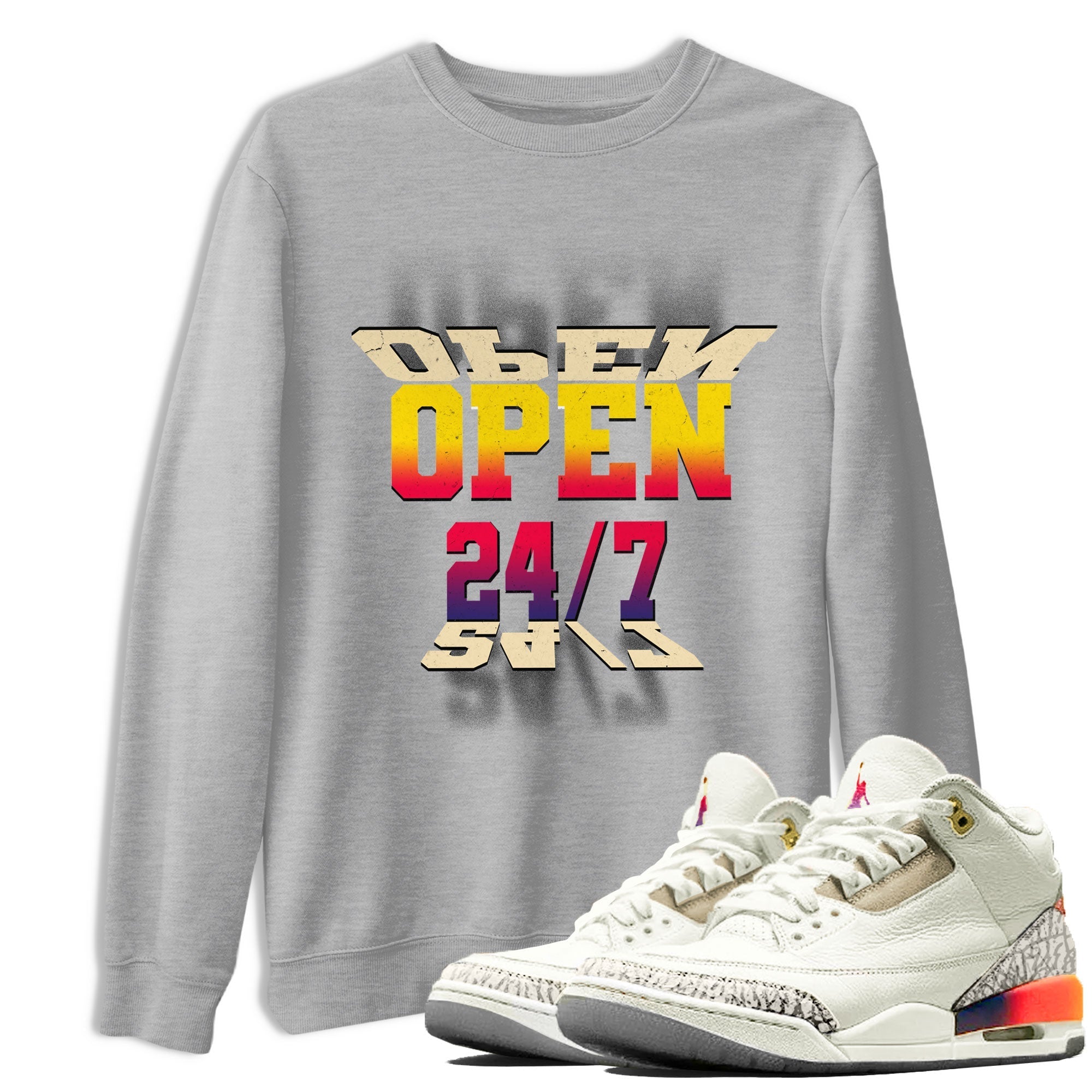 Open 24 7 snkmatch Tee - Air Jordan 3 J Balvin