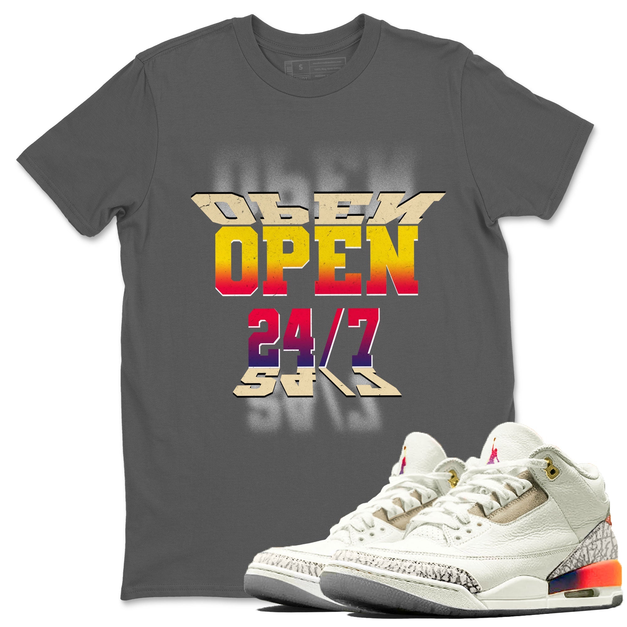 Open 24 7 snkmatch Tee - Air Jordan 3 J Balvin
