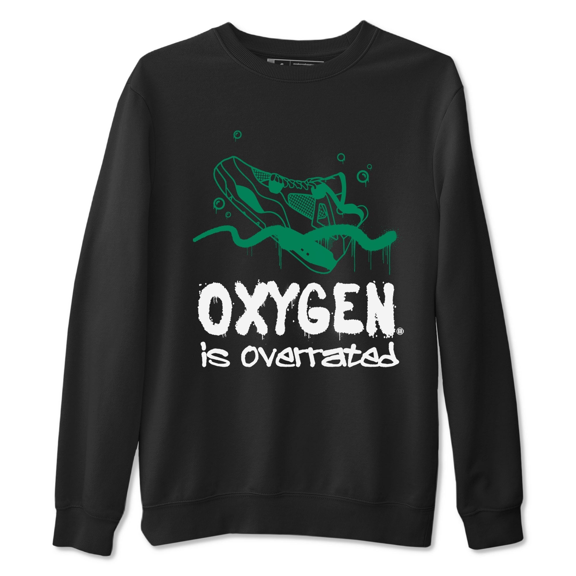 Oxygen Overrated snkmatch Tees - Air Jordan 4 Oxidized Green