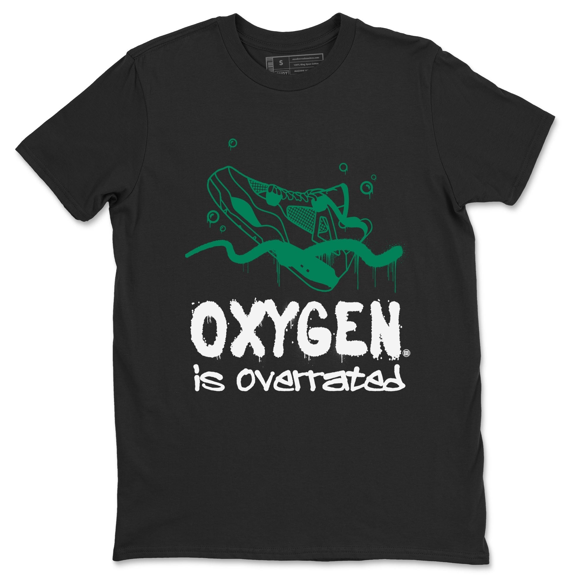 Oxygen Overrated snkmatch Tees - Air Jordan 4 Oxidized Green