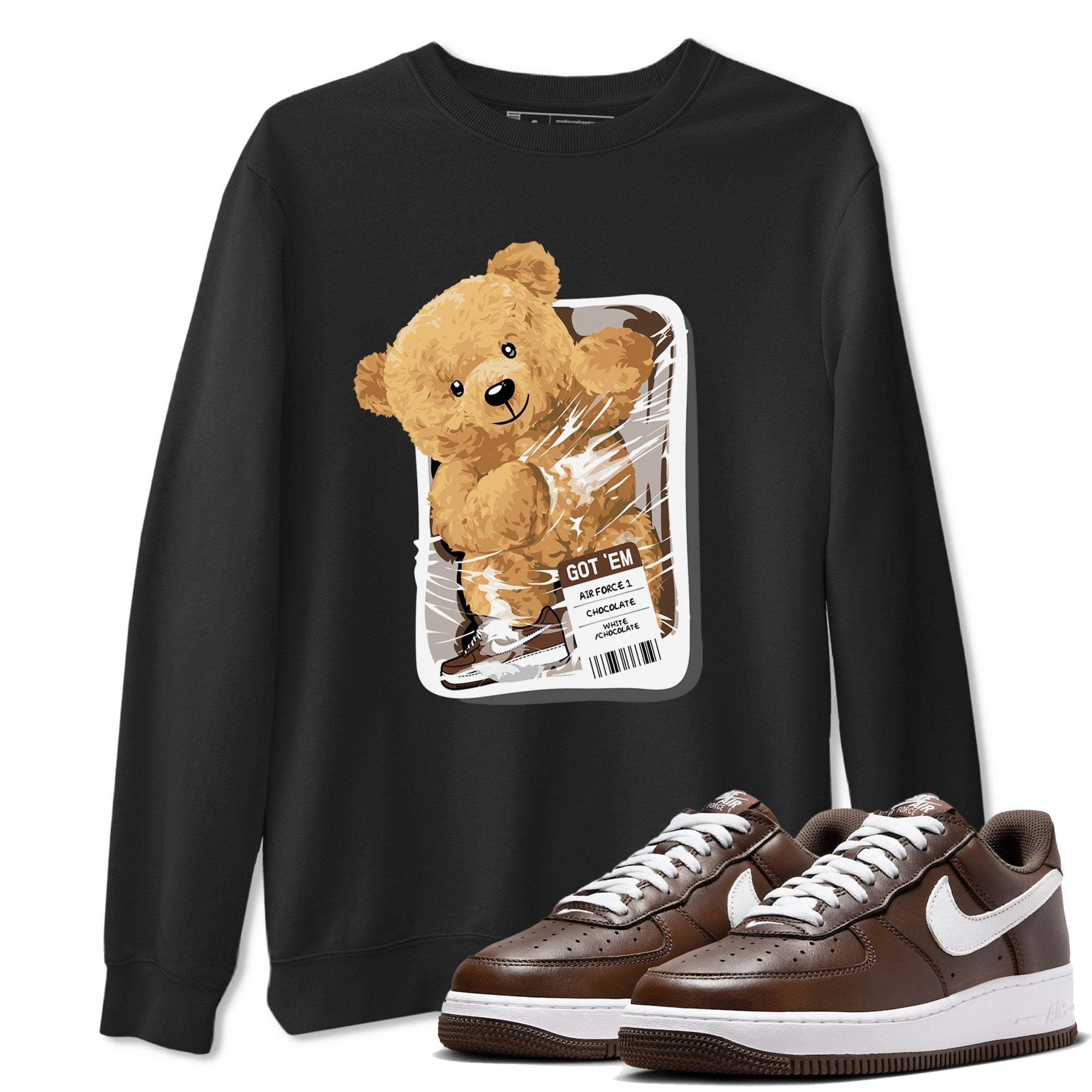 Packaged Bear snkmatch Tee - Air Force 1 Chocolate