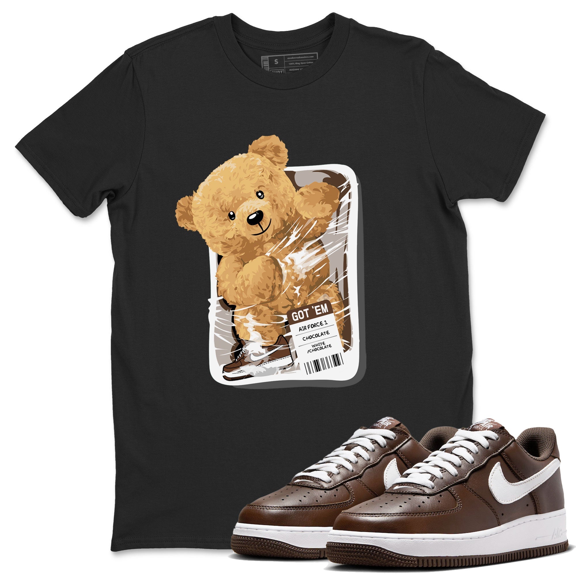 Packaged Bear snkmatch Tee - Air Force 1 Chocolate