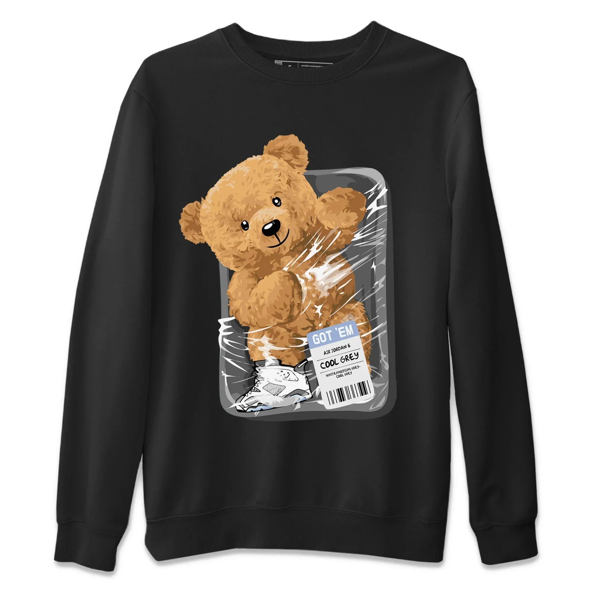 Packaged Bear Unisex Tops - Air Jordan 6 Cool Grey