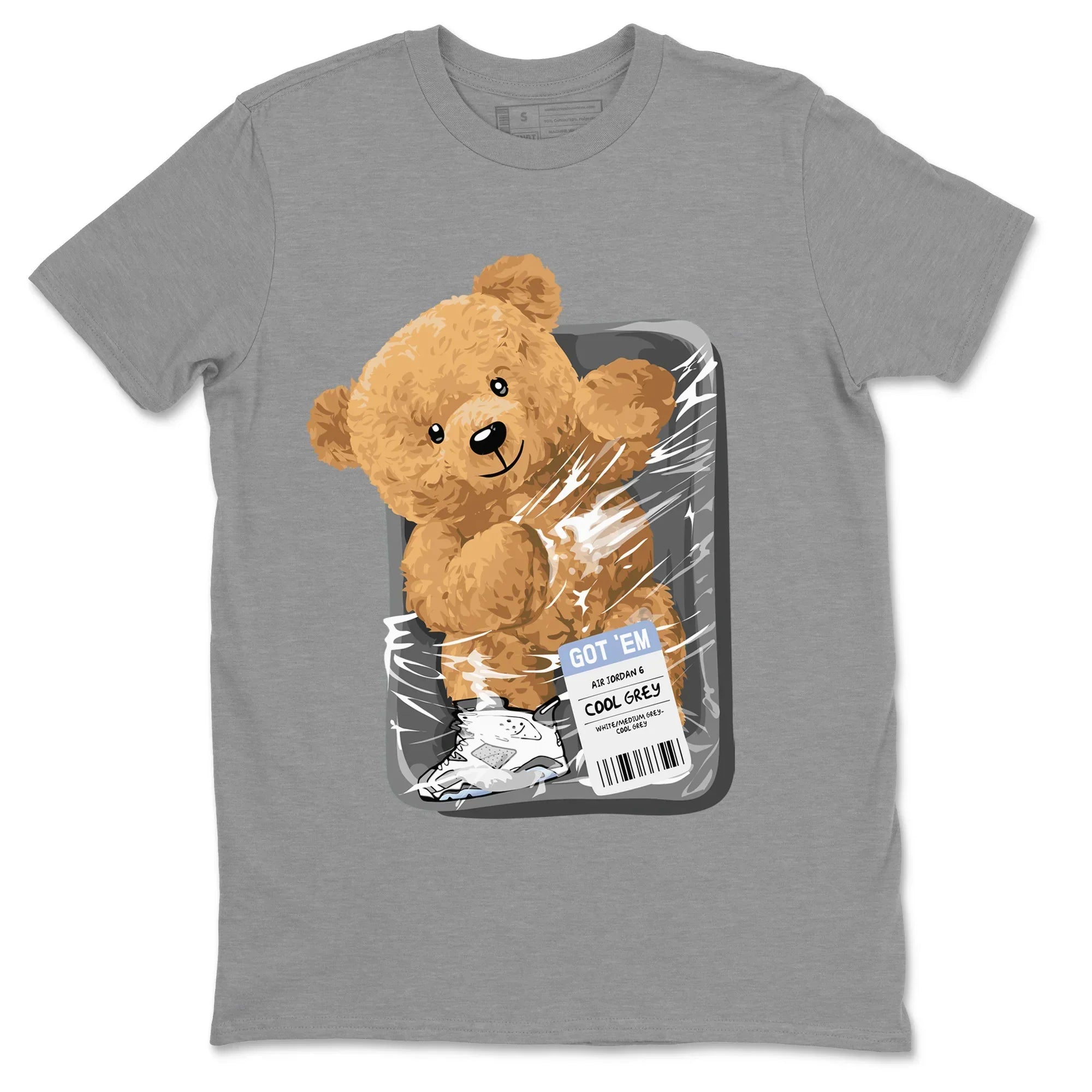 Packaged Bear Unisex Tops - Air Jordan 6 Cool Grey