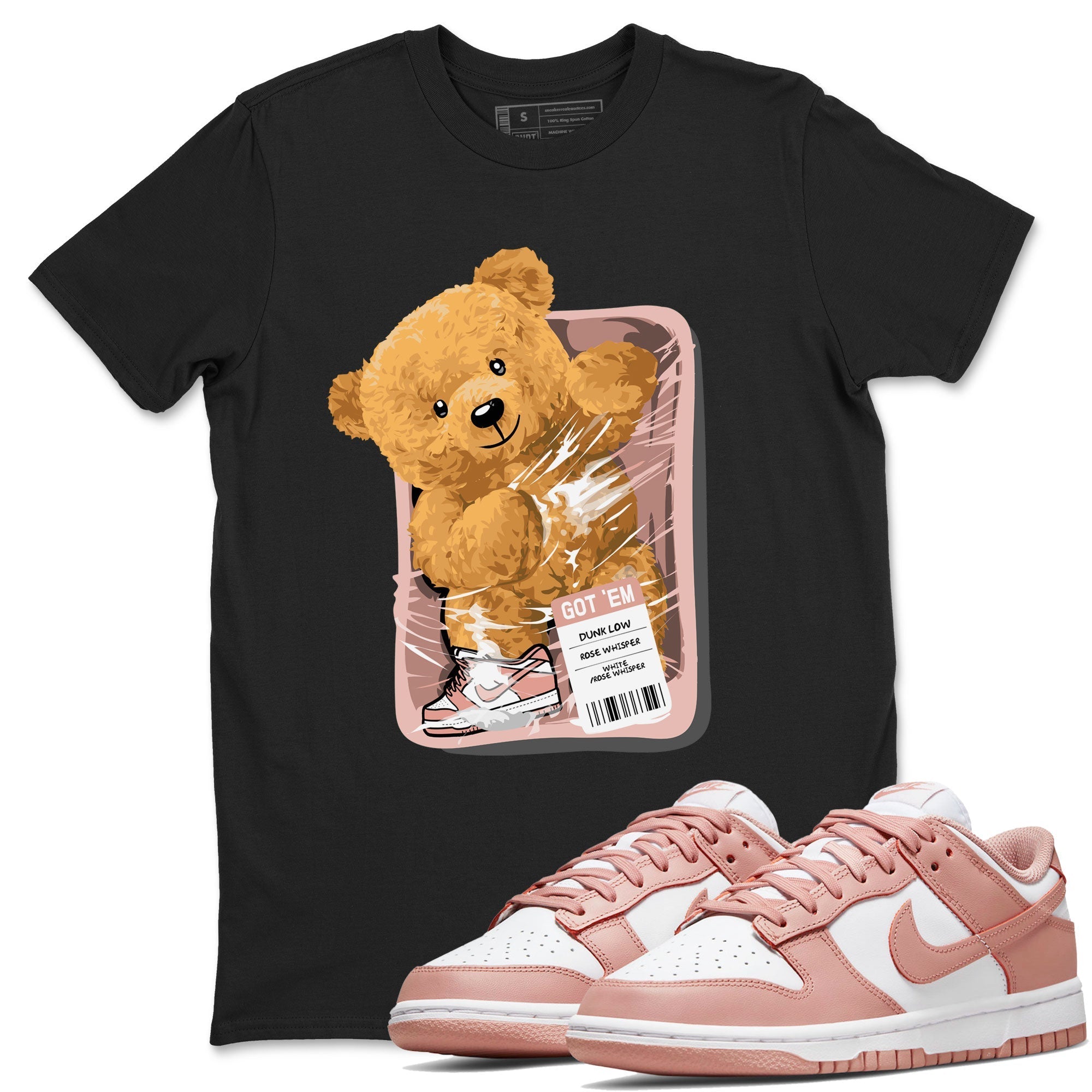 Packaged Bear snkmatch Tee - Dunk Rose Whisper