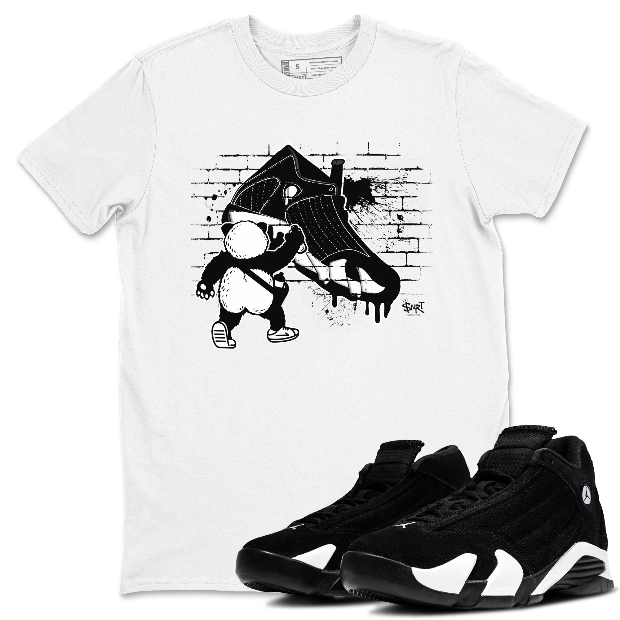 Panda Artist snkmatch Tees - Air Jordan 14 Panda
