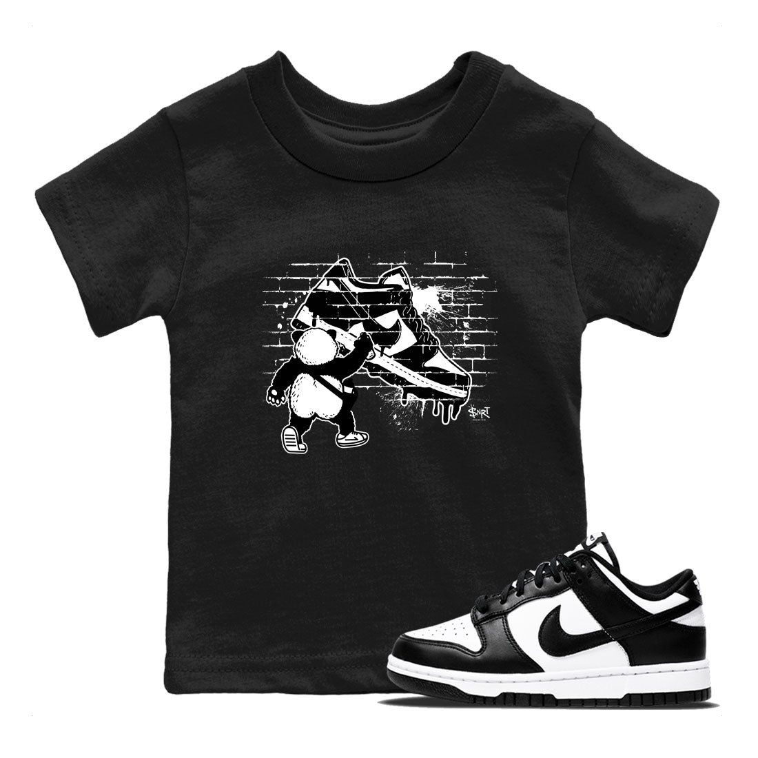 Panda Artist snkmatch Tees Kids - Dunk Panda