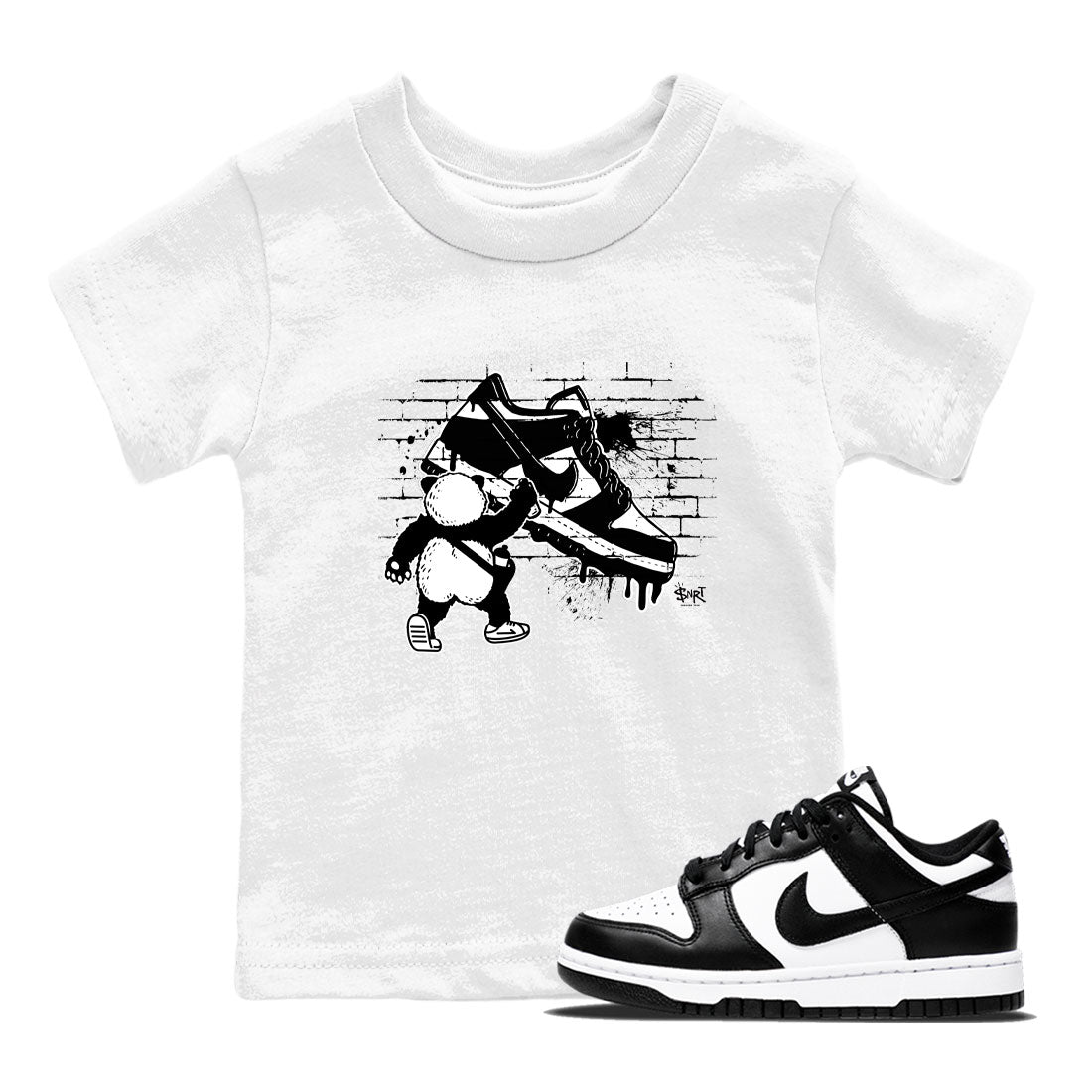 Panda Artist snkmatch Tees Kids - Dunk Panda