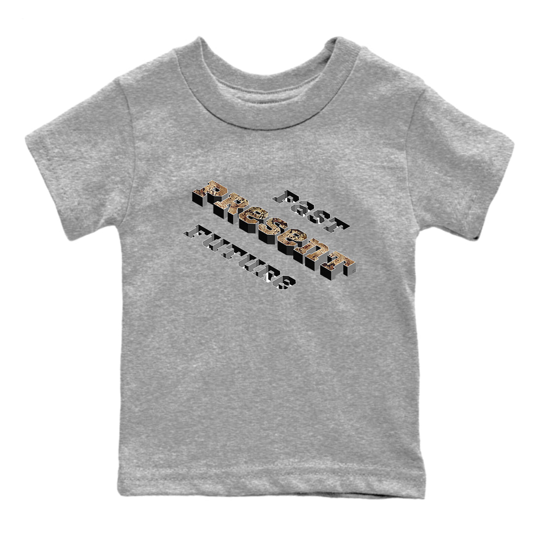 Past Present Future snkmatch Tees Kids - Air Force 1 Ivory Snake