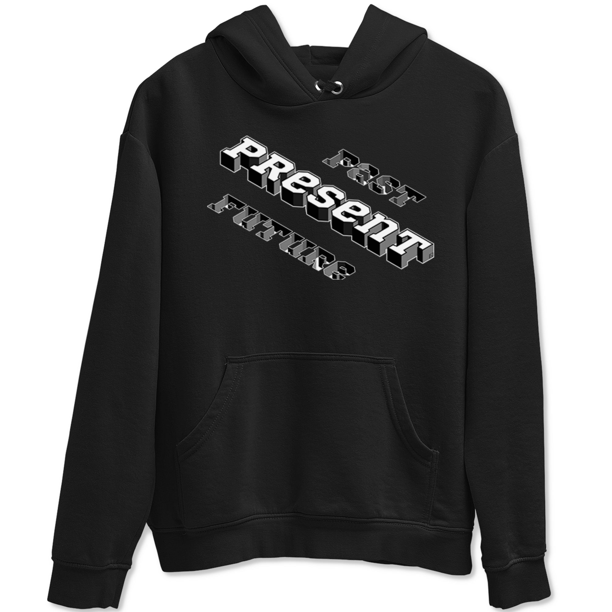 Past Present Future snkmatch Tees - Air Jordan 1 Black White