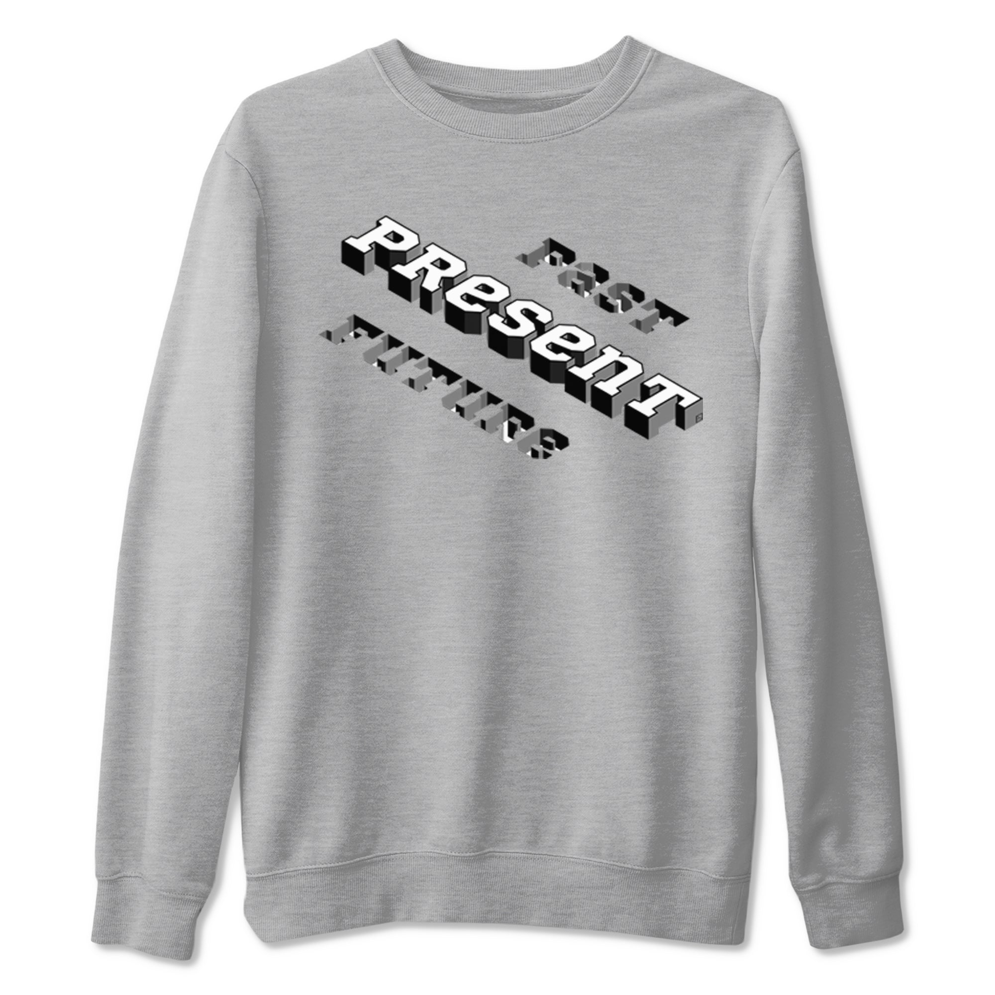 Past Present Future snkmatch Tees - Air Jordan 1 Black White