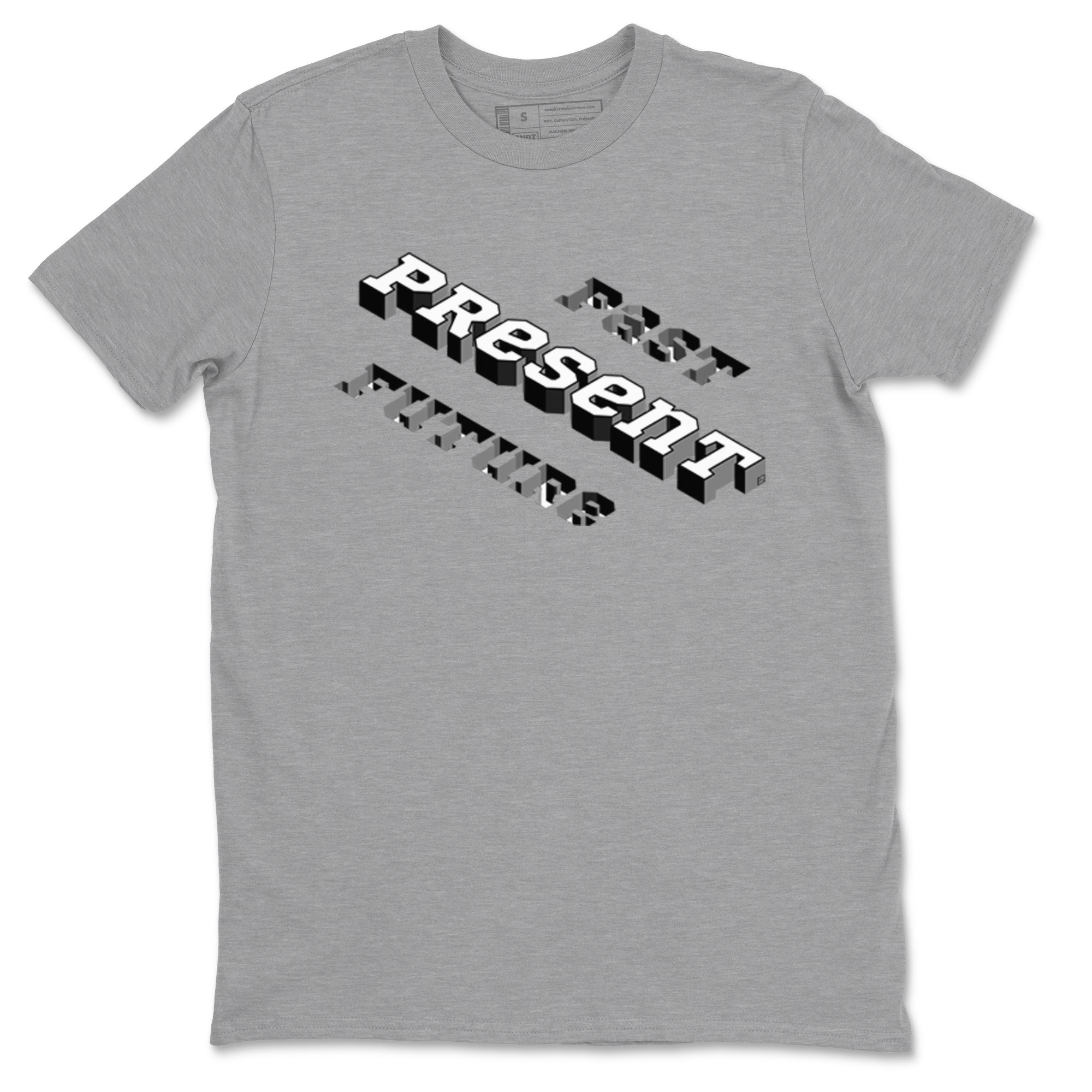 Past Present Future snkmatch Tees - Air Jordan 1 Black White