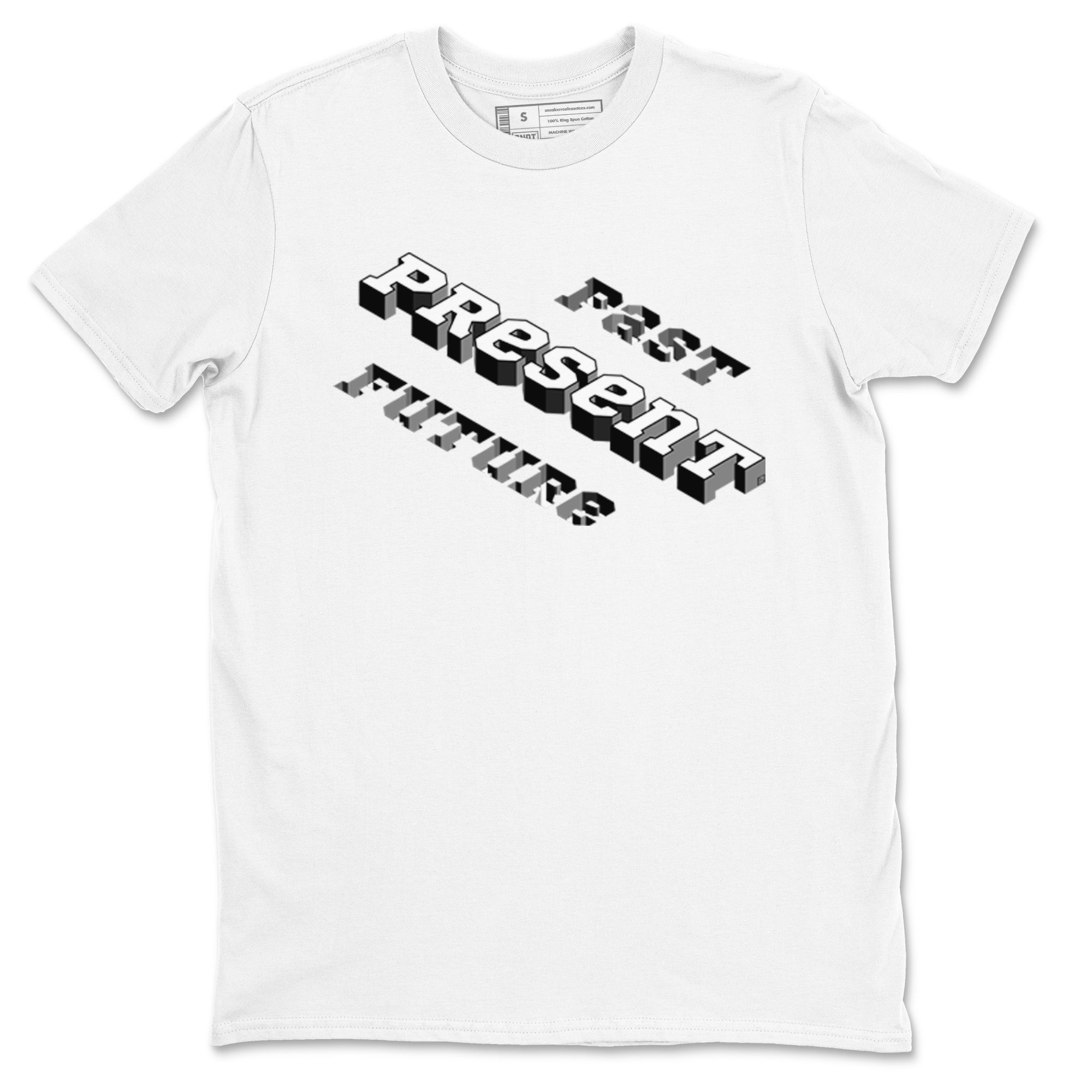 Past Present Future snkmatch Tees - Air Jordan 1 Black White
