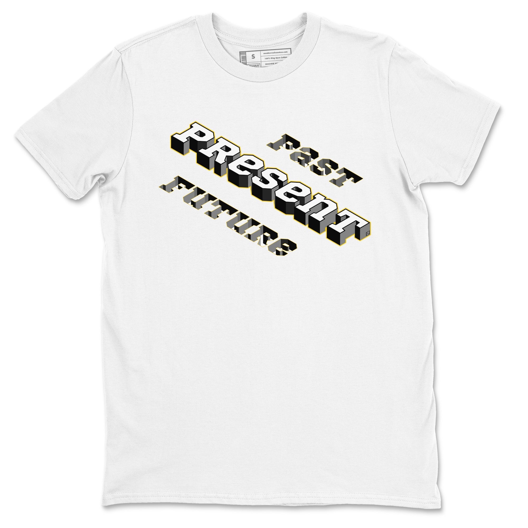 Past Present Future snkmatch Tees - Air Jordan 1 Yellow Ochre