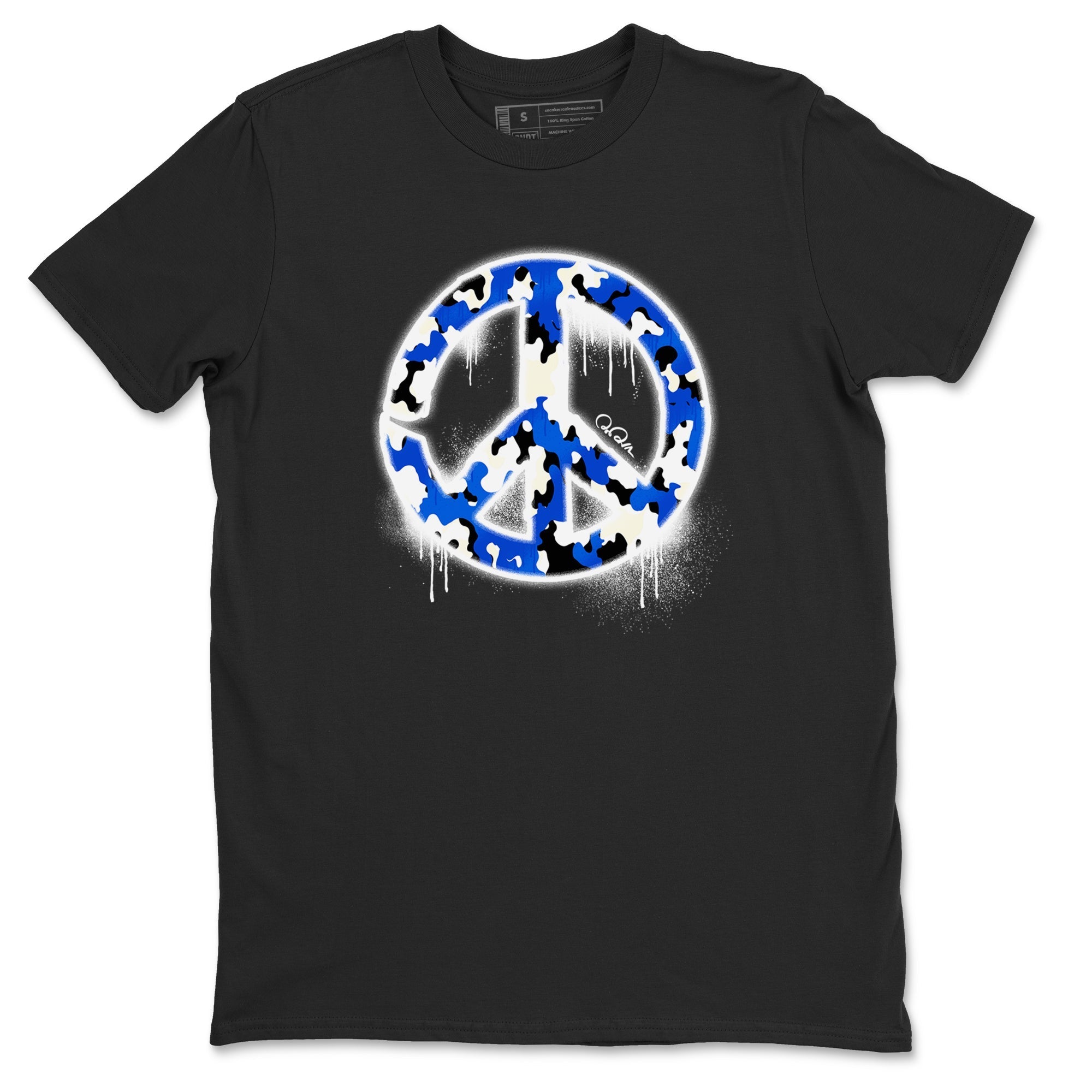 Peace Sign snkmatch Tees - Air Jordan 1 Game Royal