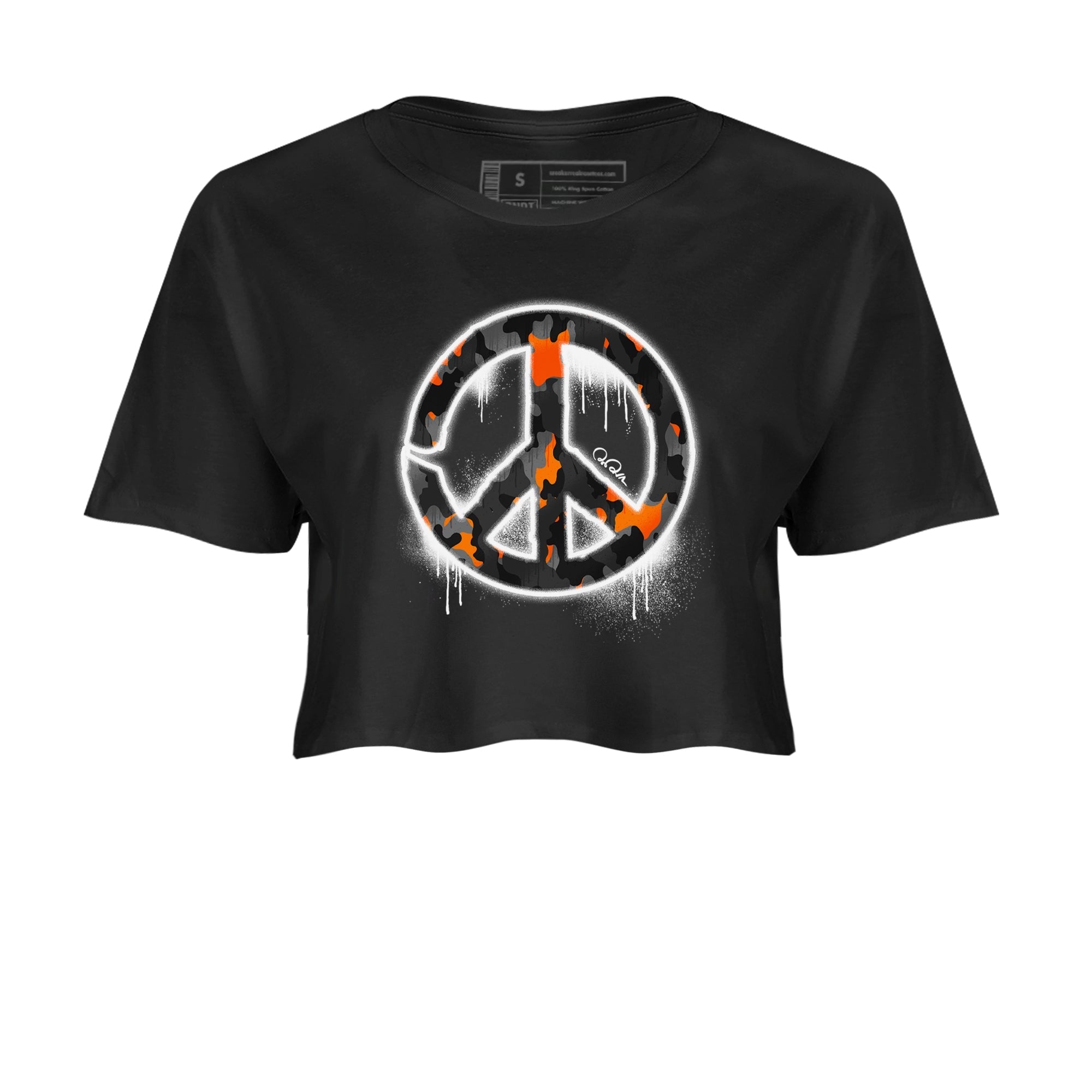 Peace Sign snkmatch Women's Top - Air Jordan 3 Fear