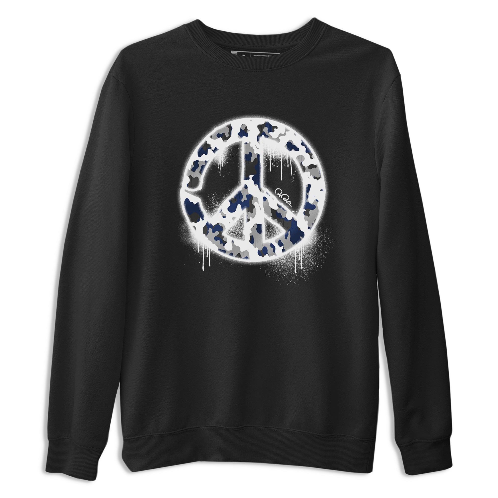 Peace Sign snkmatch Tees - Air Jordan 3 Midnight Navy 2023