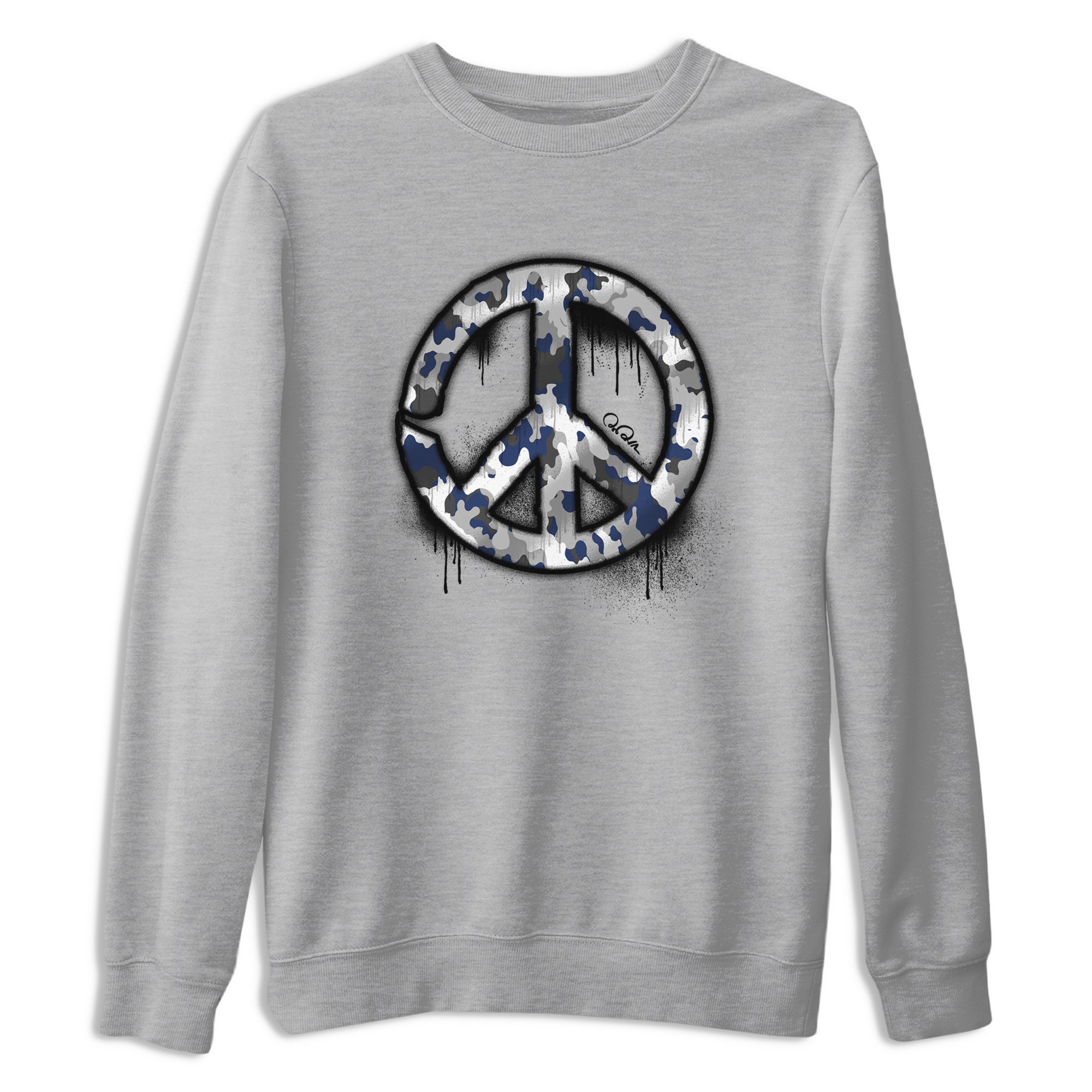 Peace Sign snkmatch Tees - Air Jordan 3 Midnight Navy 2023