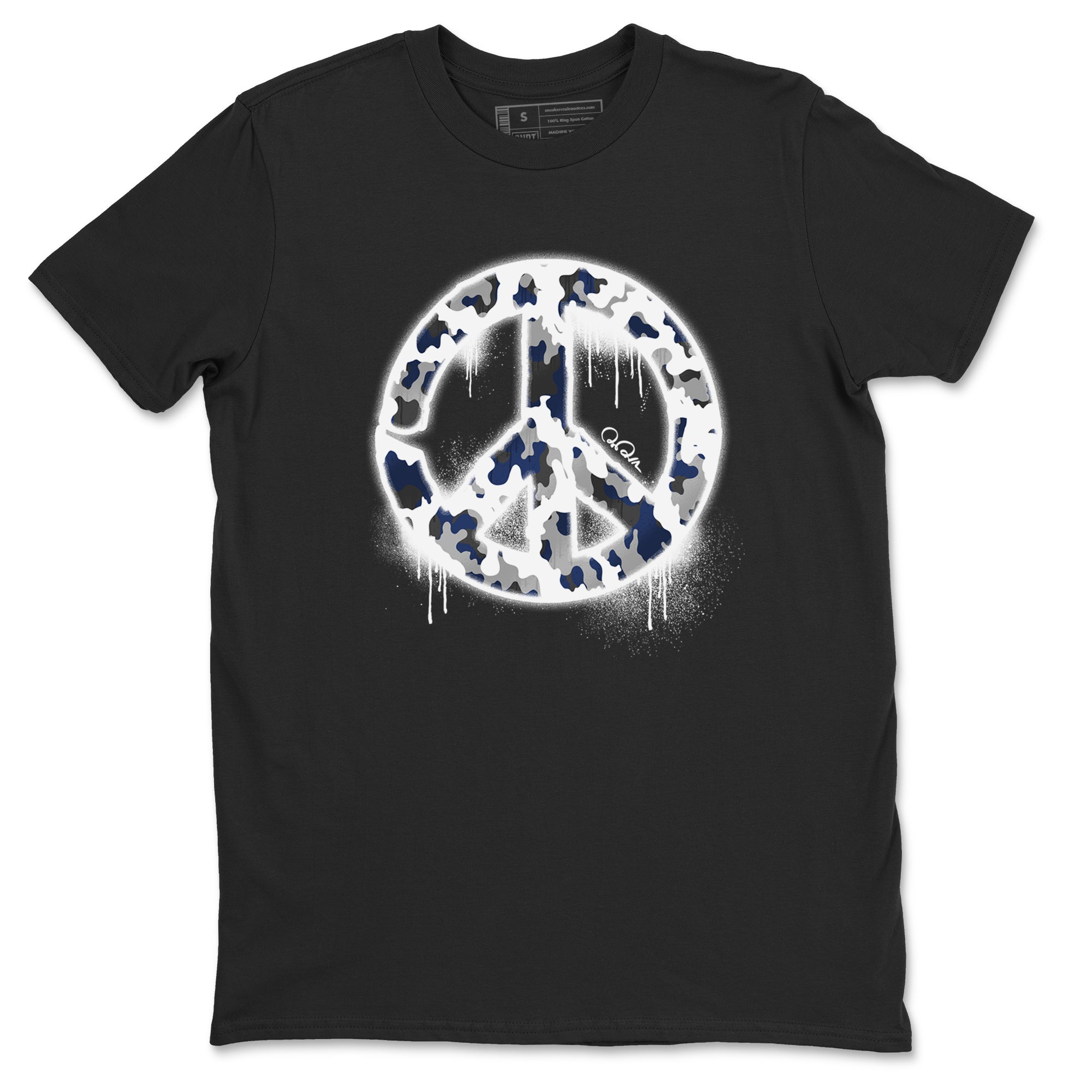 Peace Sign snkmatch Tees - Air Jordan 3 Midnight Navy 2023