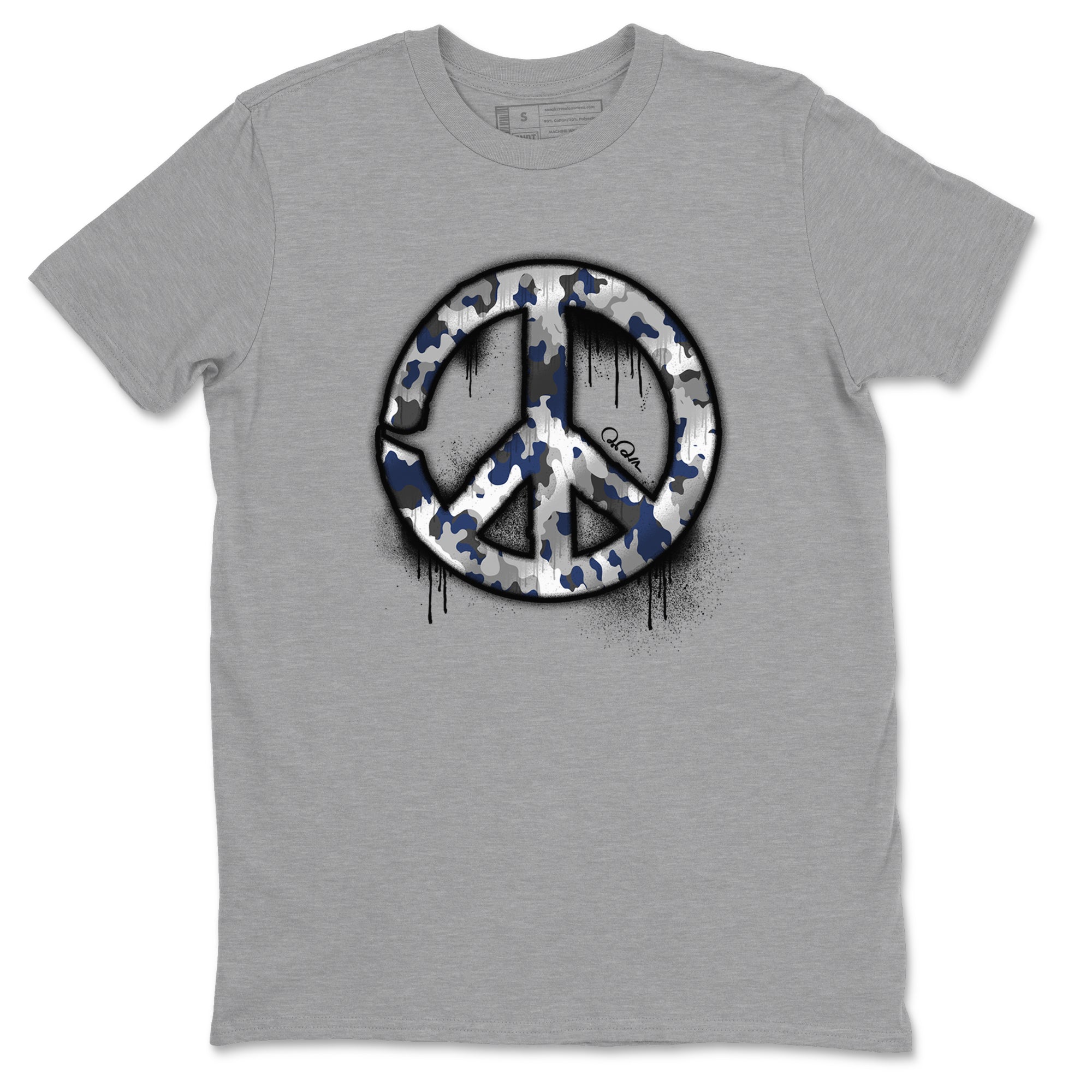 Peace Sign snkmatch Tees - Air Jordan 3 Midnight Navy 2023